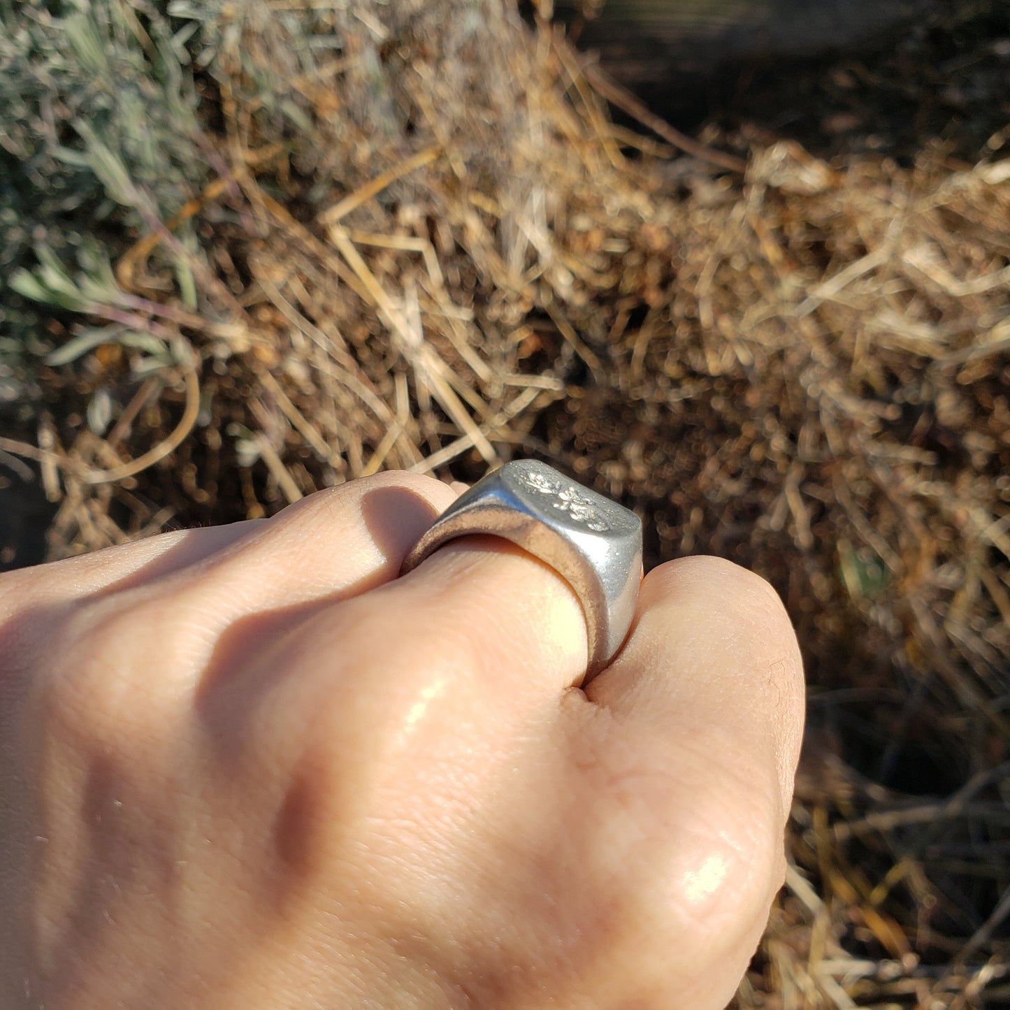 American Pika wax seal signet ring