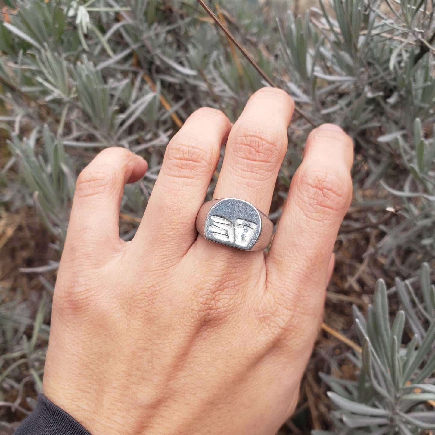 Milk n' cookies wax seal signet ring