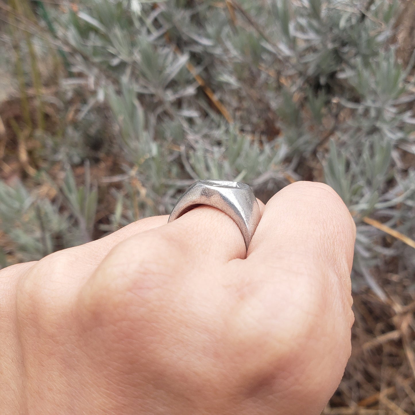 Parasol wax seal signet ring