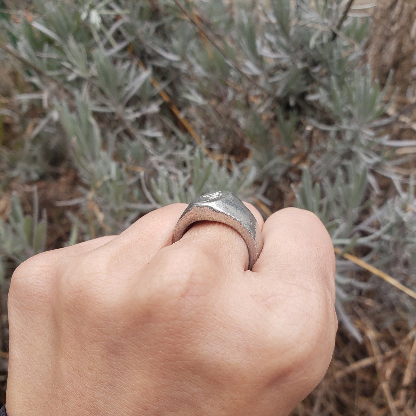 en garde fencing wax seal signet ring