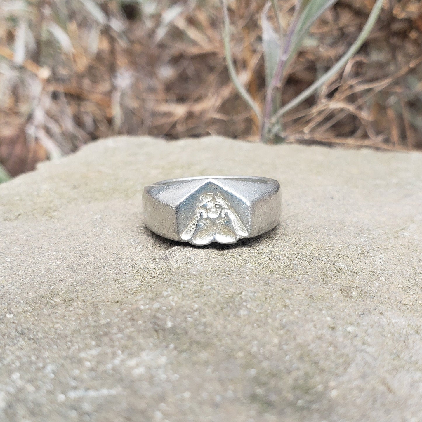 Hanging in the window wax seal signet ring