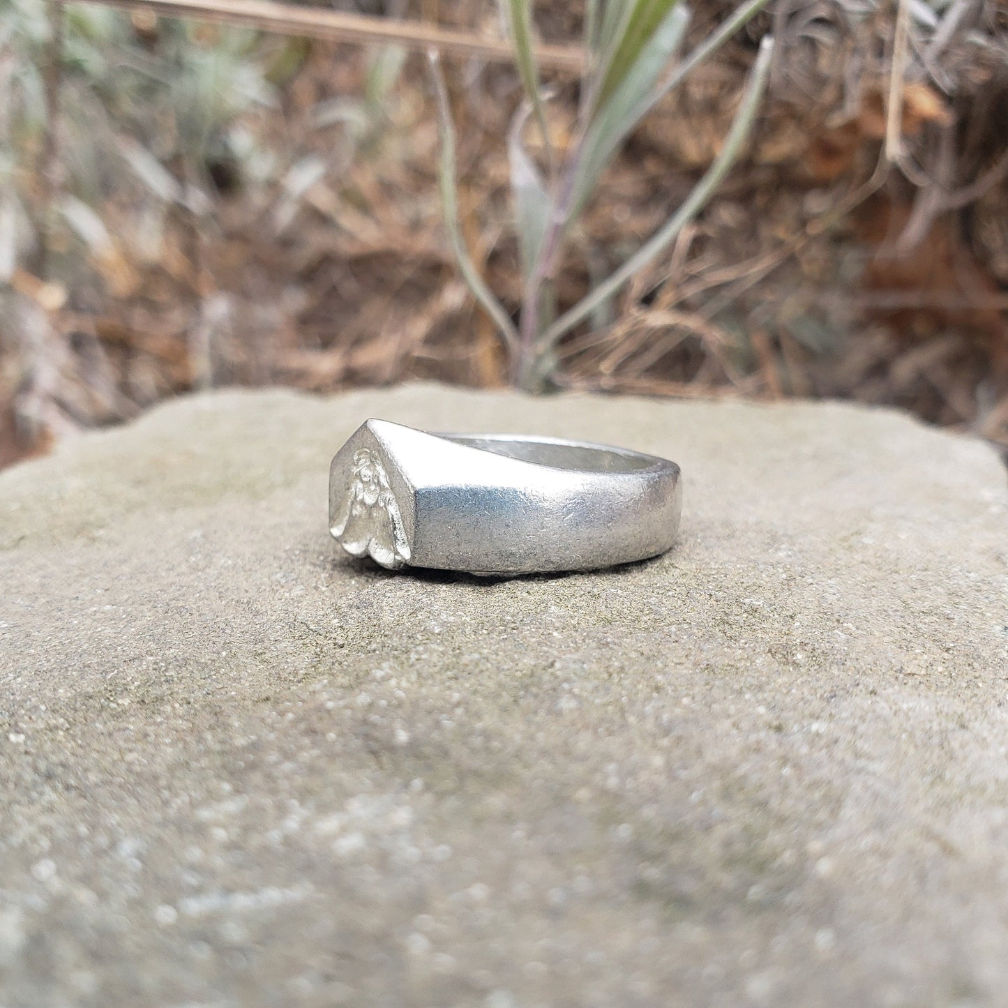 Hanging in the window wax seal signet ring