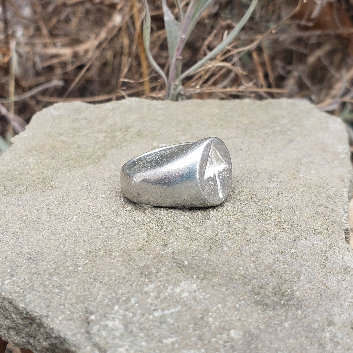 Parasol wax seal signet ring