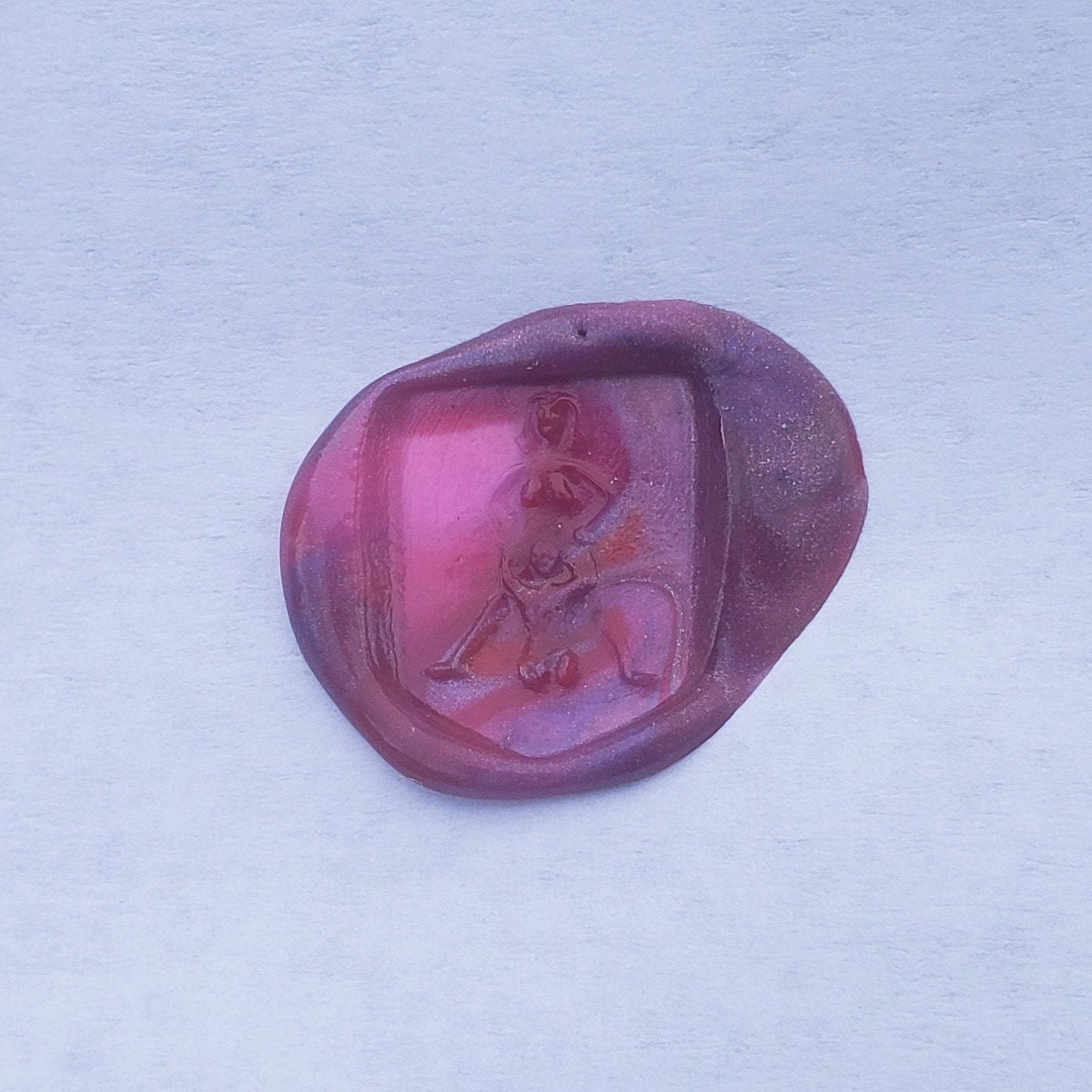 Pussy worship wax seal signet ring