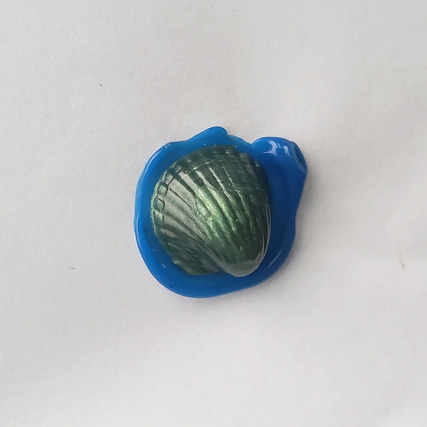 Seashell wax seal signet ring