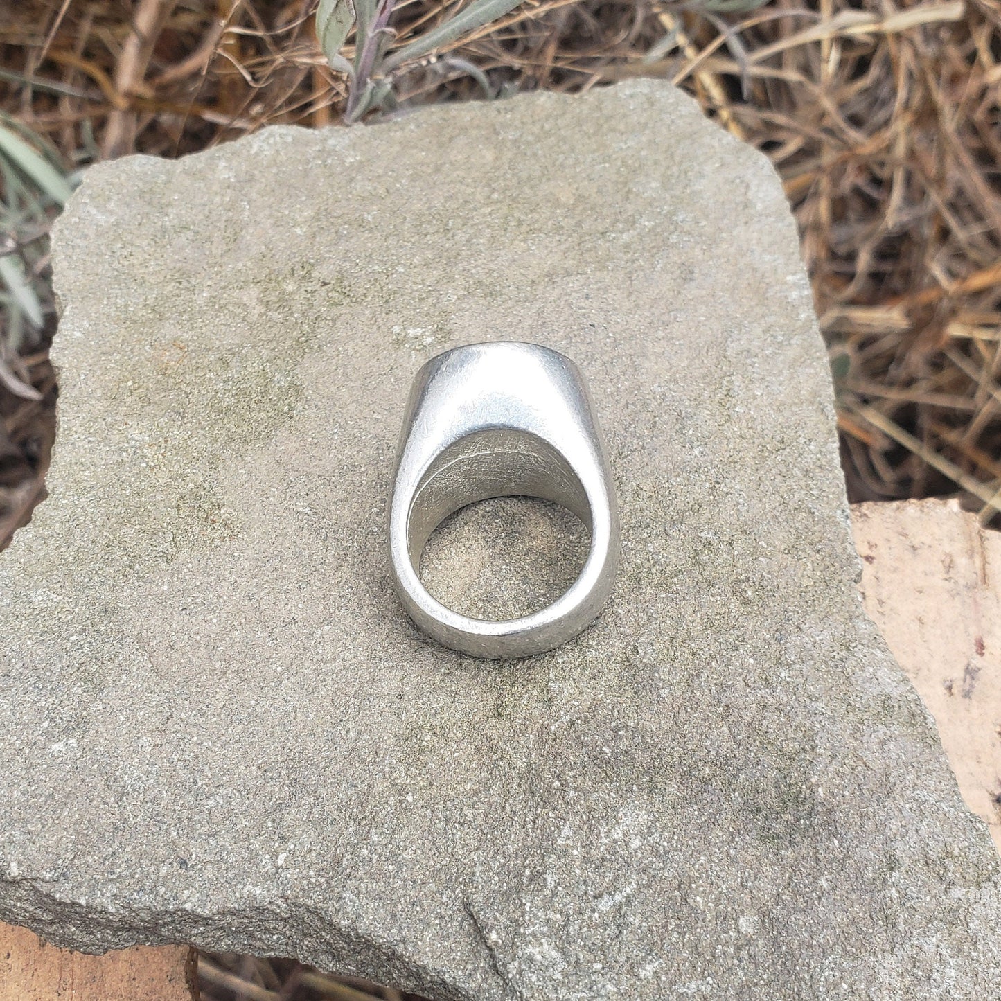 Seashell wax seal signet ring