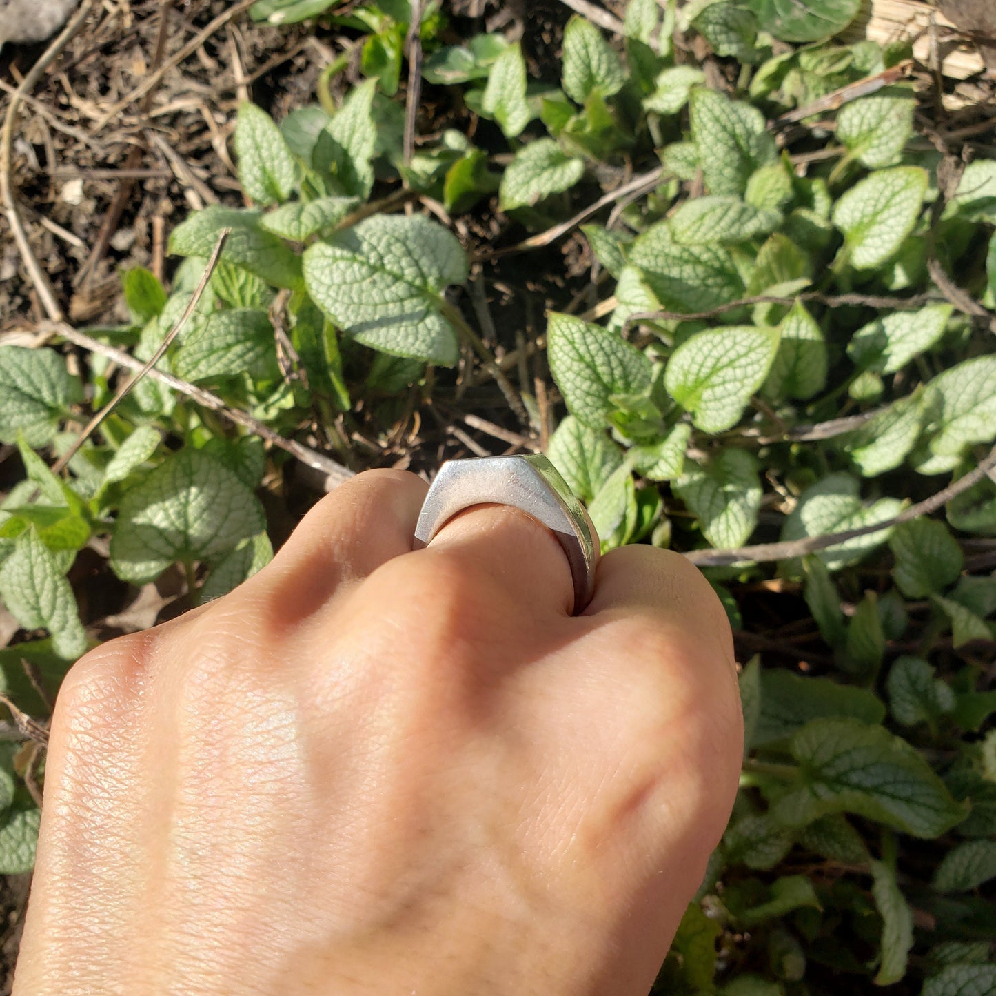 eye jar wax seal signet ring