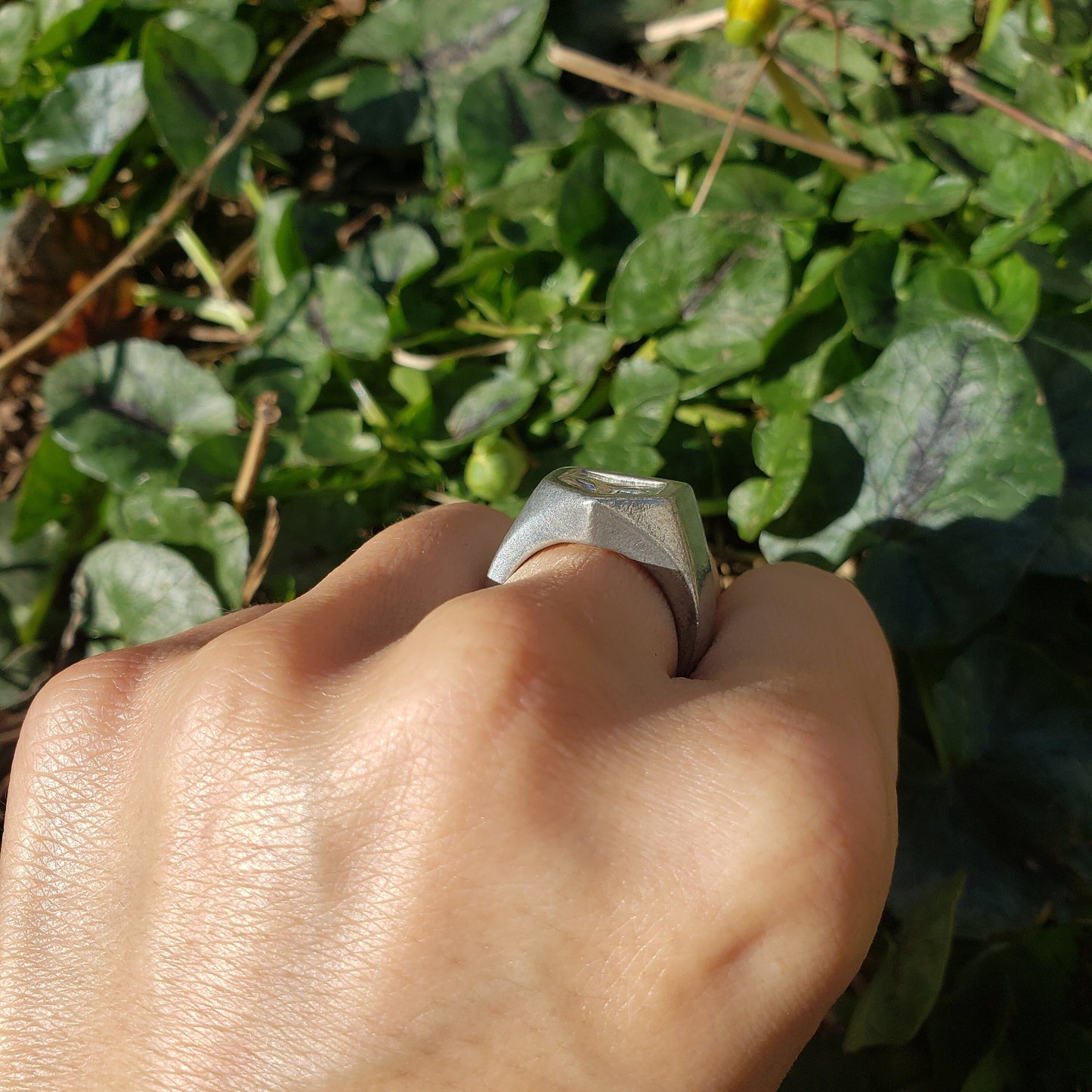 Bauta mask wax seal signet ring