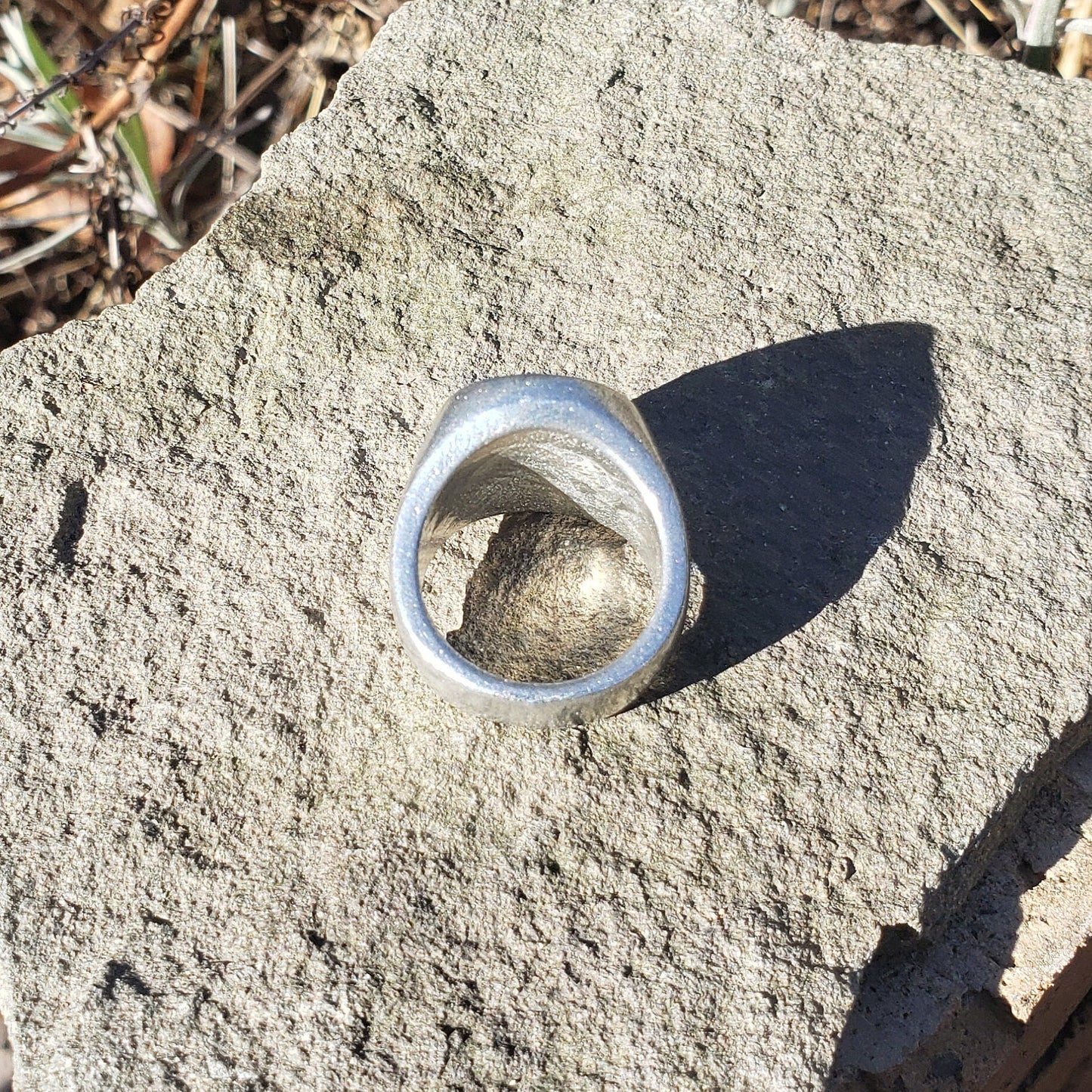 Pufferfish nest wax seal signet ring