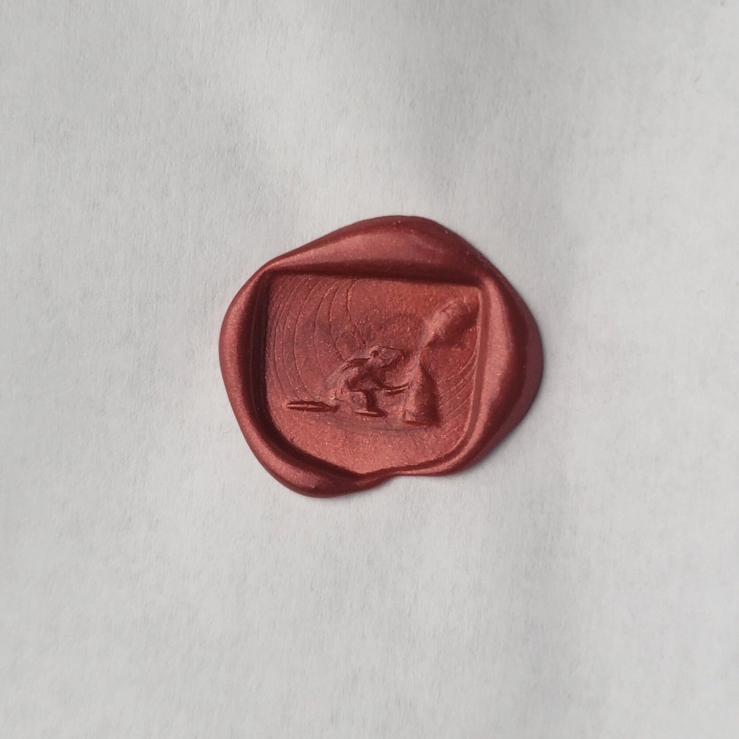 Beaver wax seal signet ring