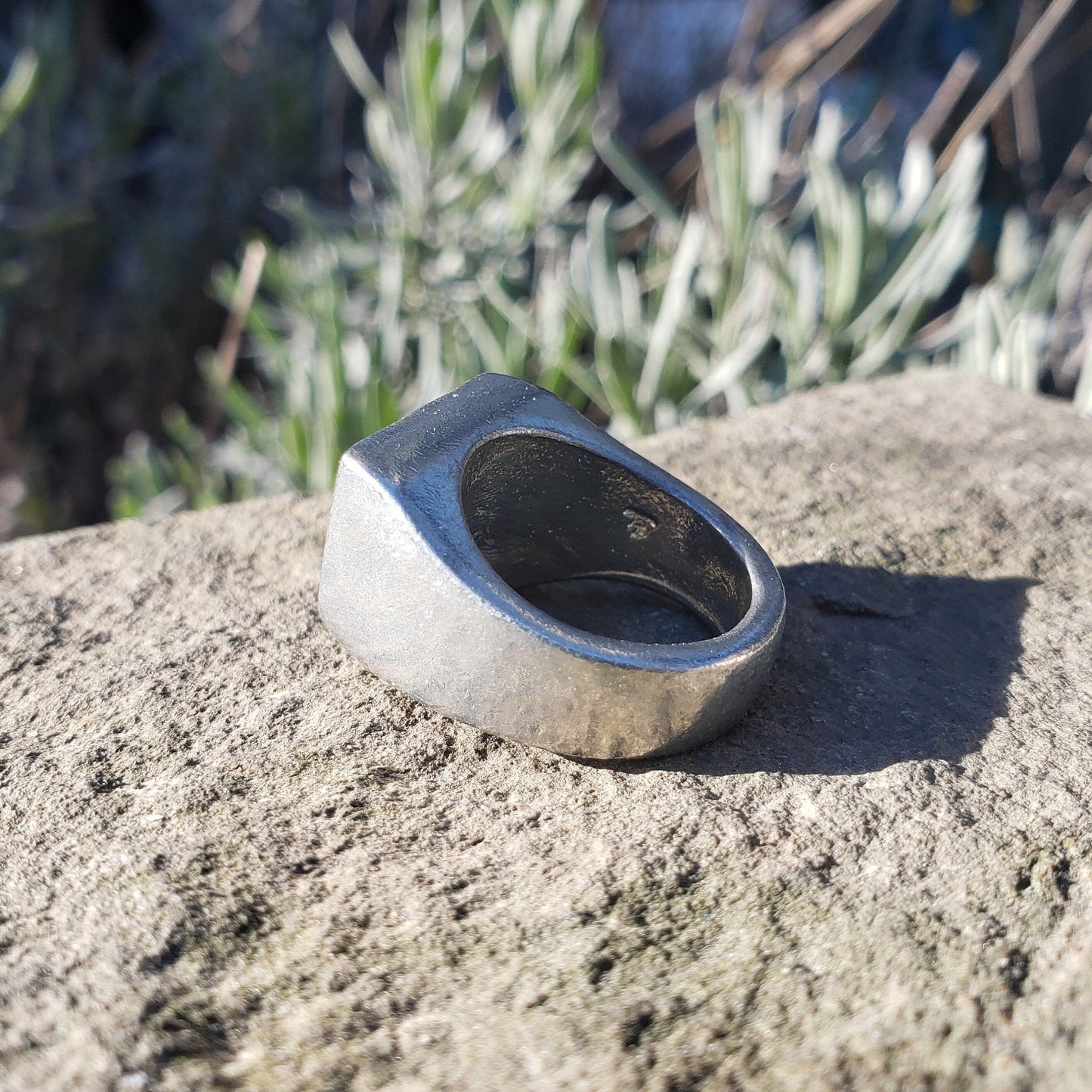 Beaver wax seal signet ring