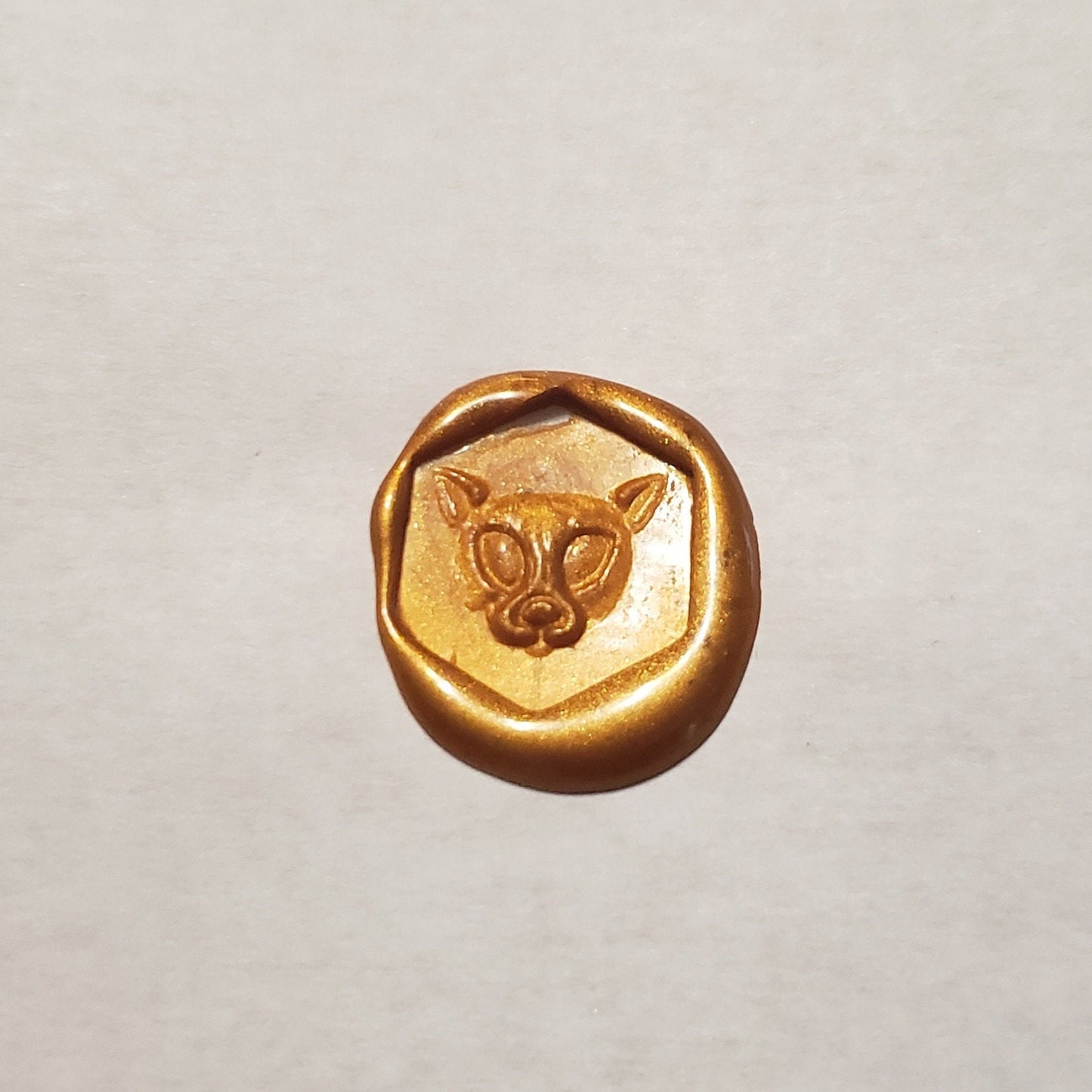 Puma face Tiger eye Crystal wax seal stamp