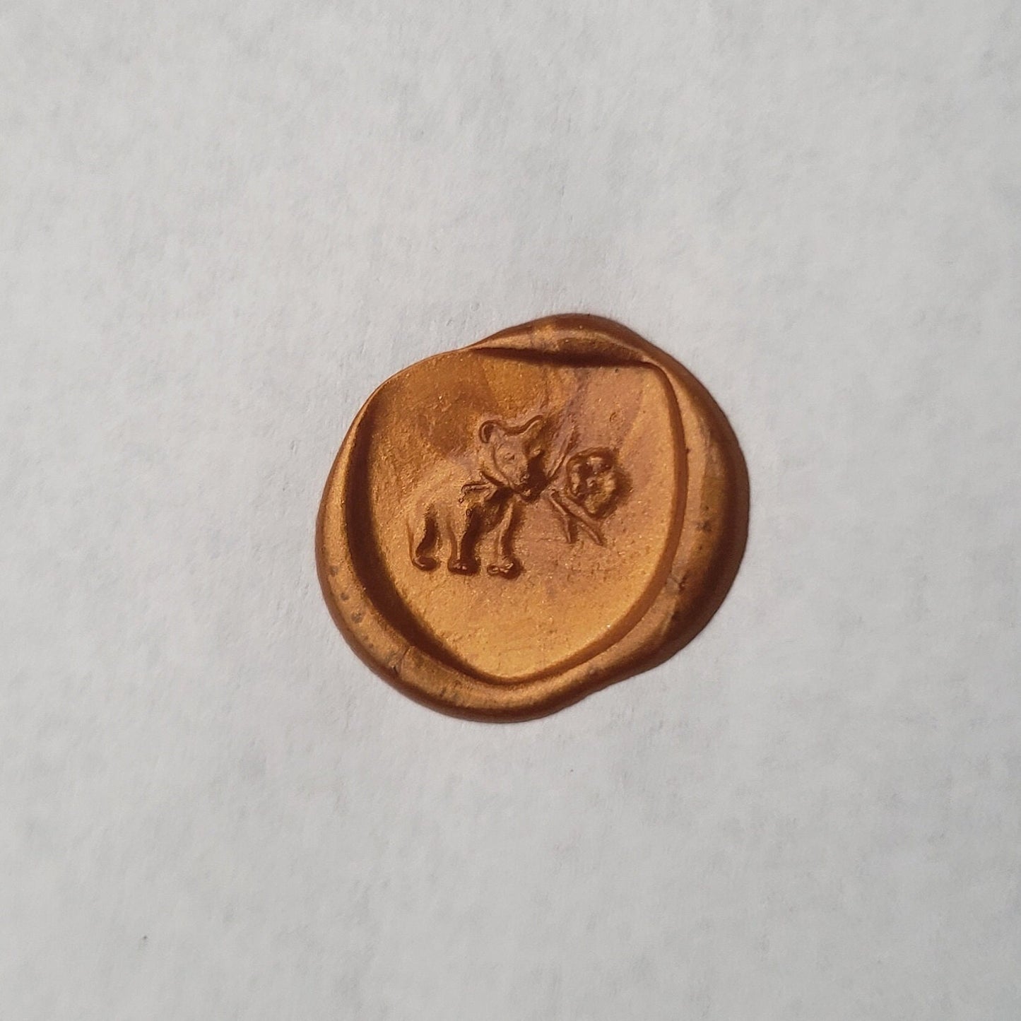 American Pika wax seal signet ring