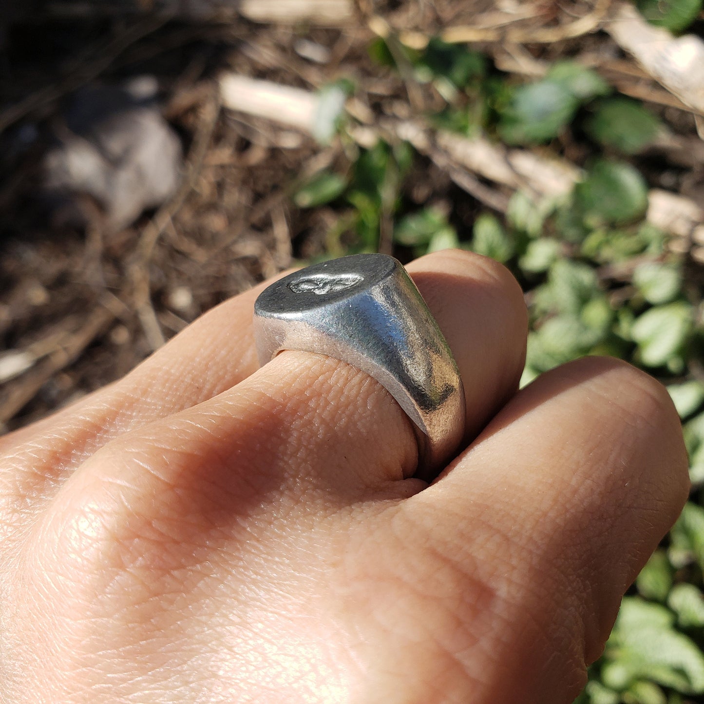 eye mask wax seal signet ring