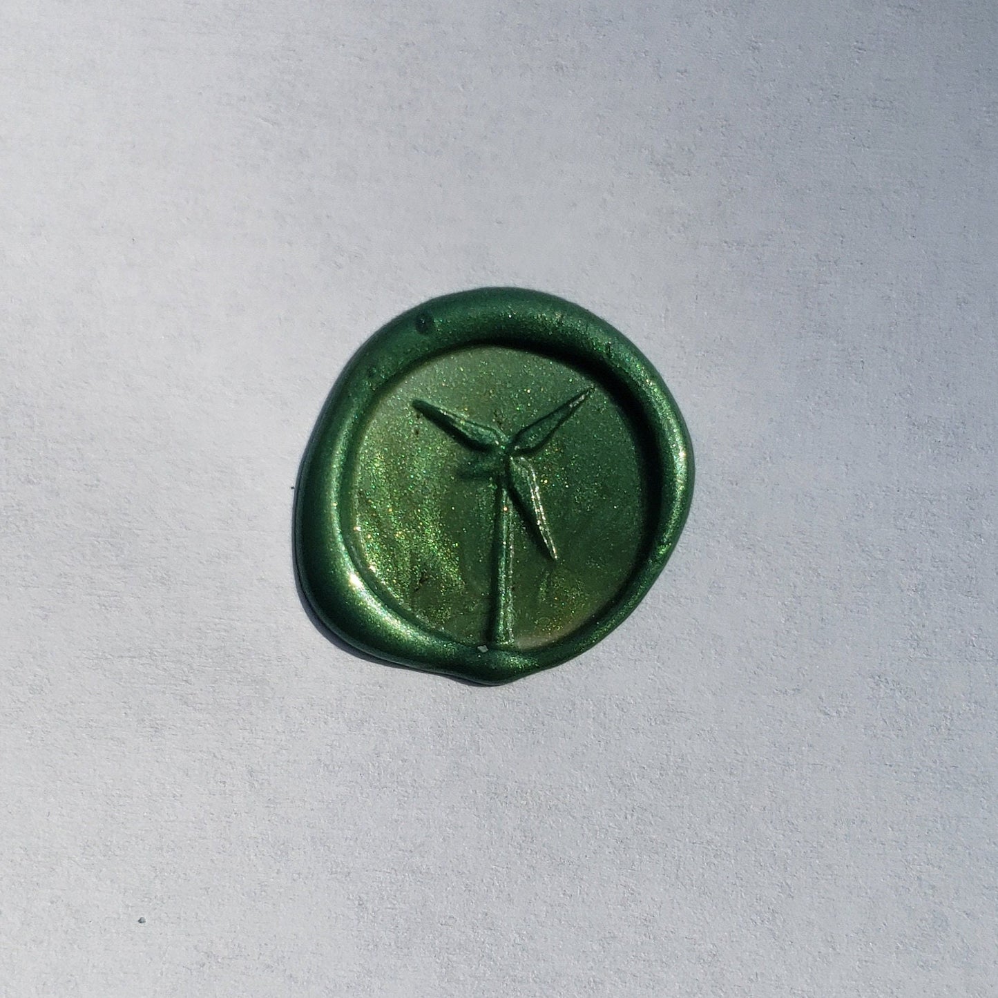 Modern windmill wax seal signet ring