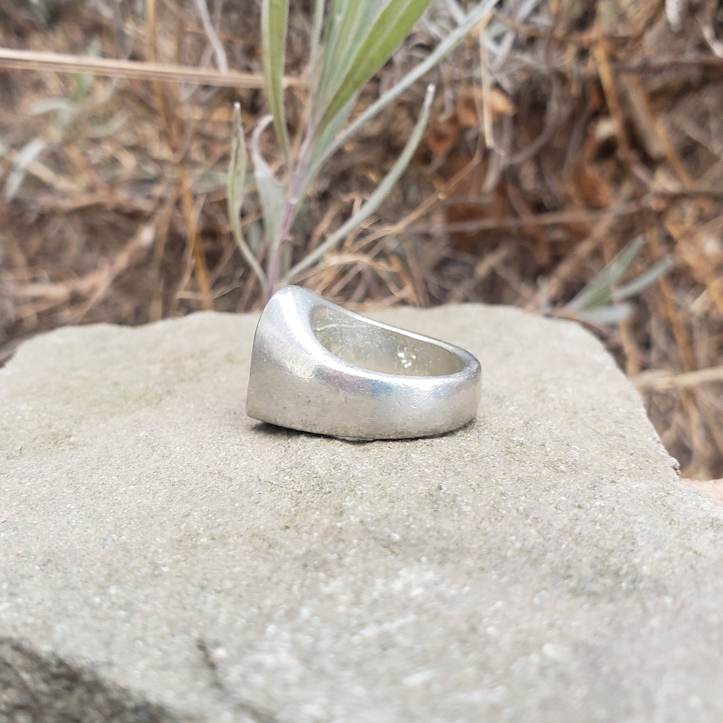 Birthday cake wax seal signet ring