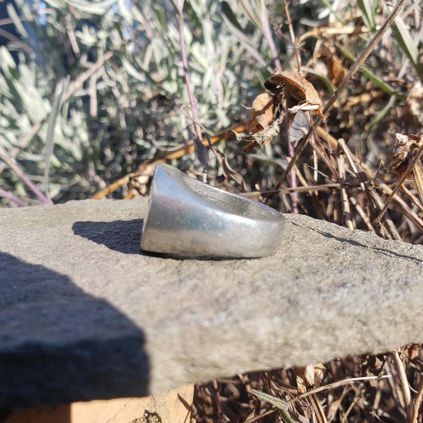 Flower girl wax seal signet ring