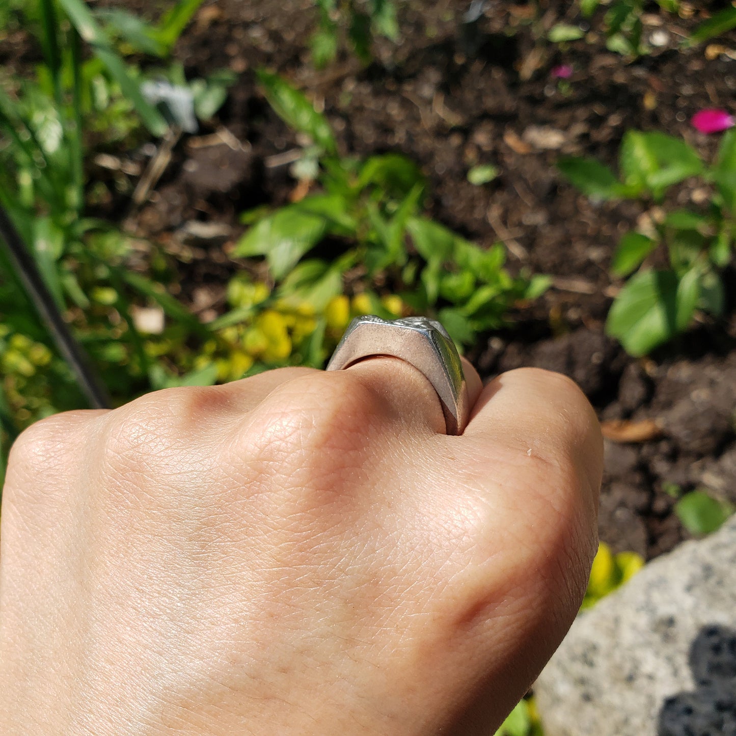 Foxy lady wax seal signet ring