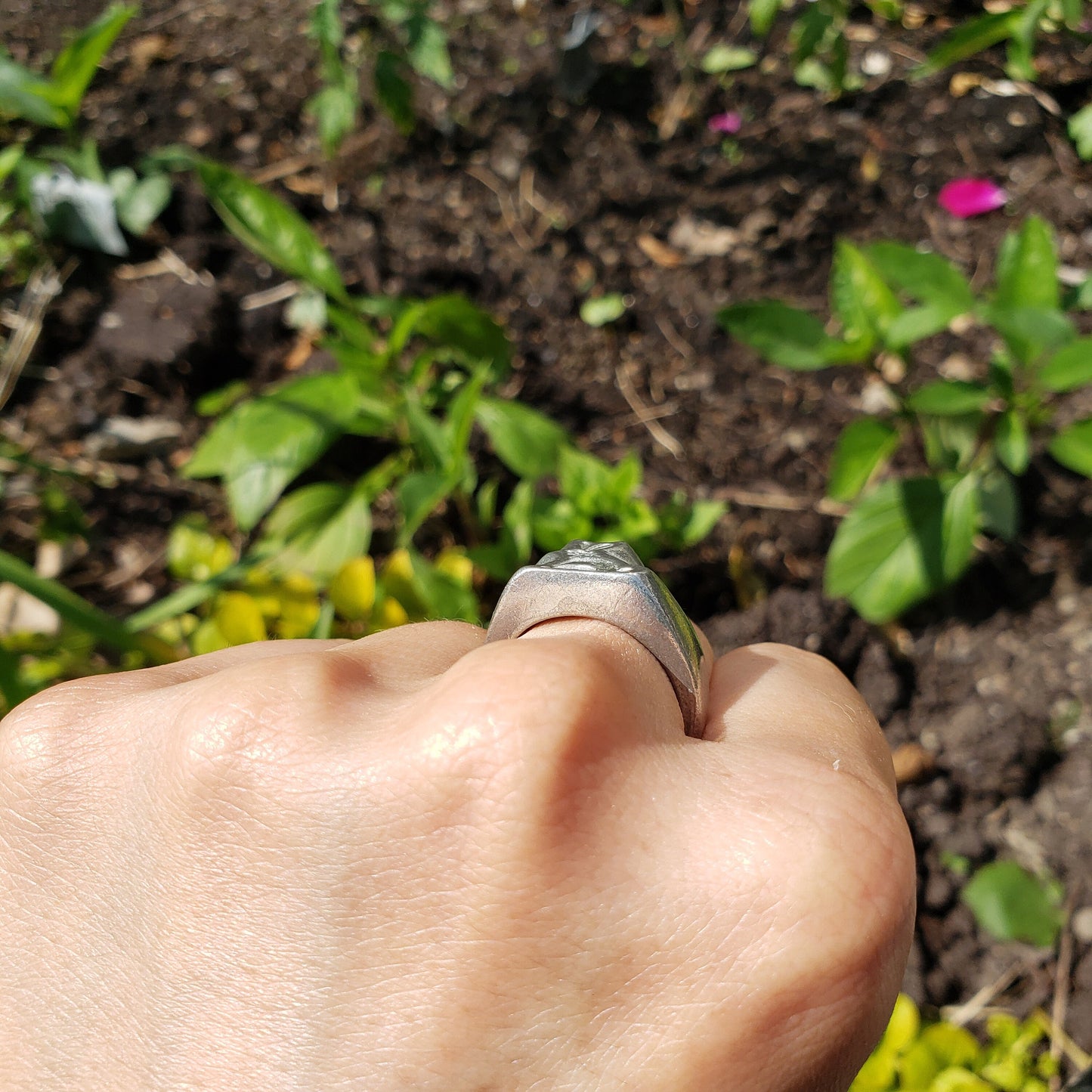 Bunny girl wax seal signet ring