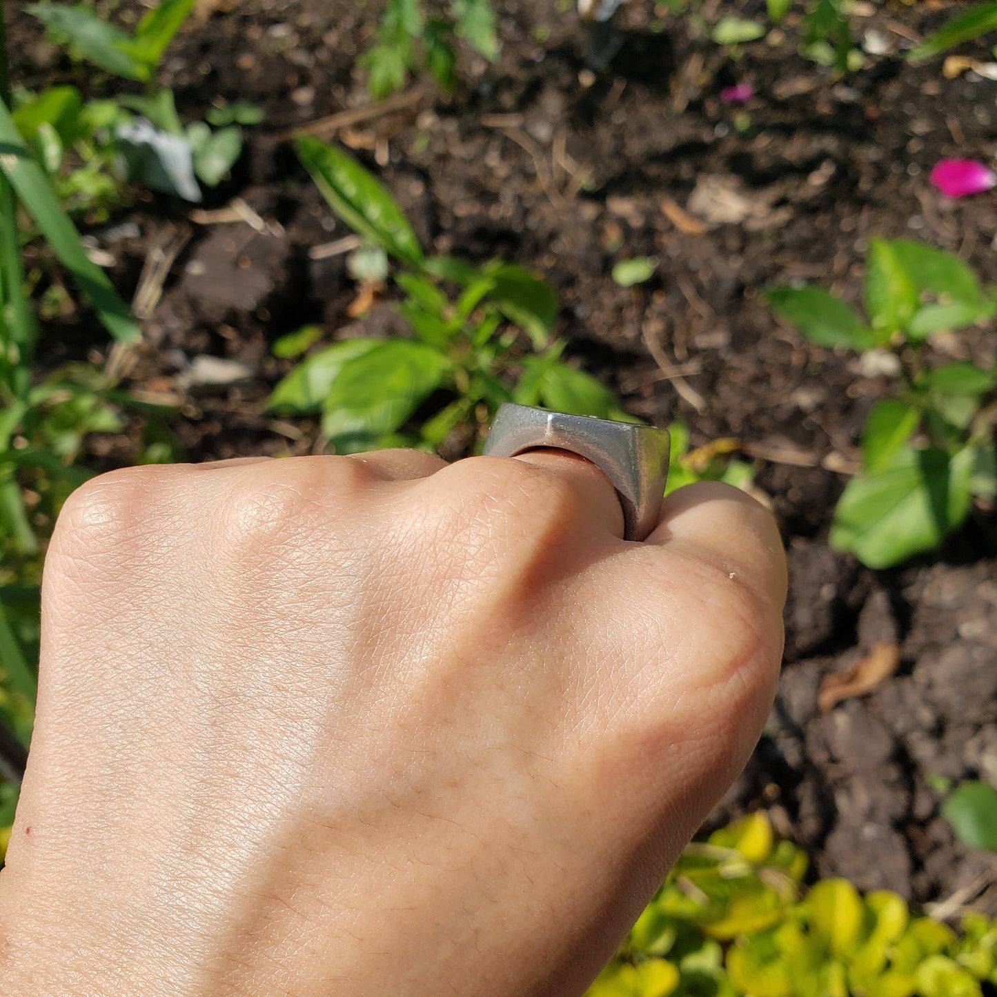 Lion tamer wax seal signet ring