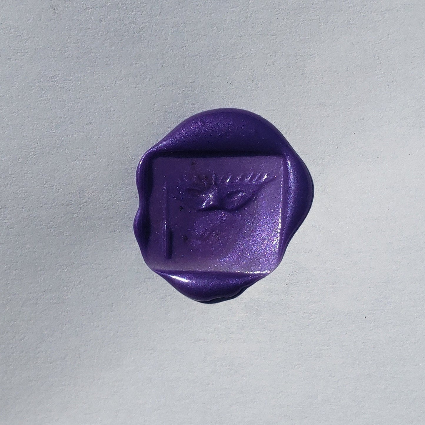 Masquerade mask wax seal signet ring