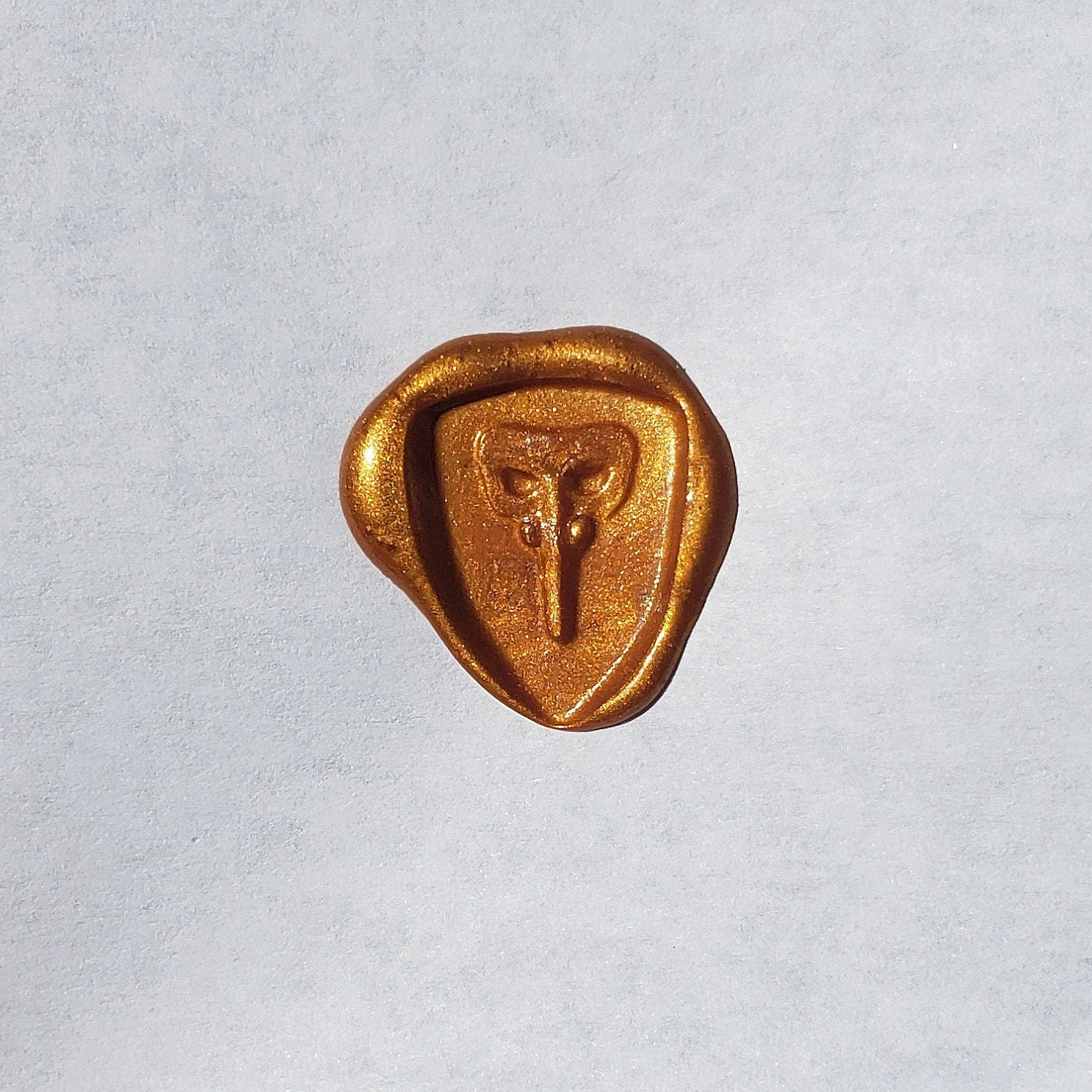 Scaramouche mask wax seal signet ring