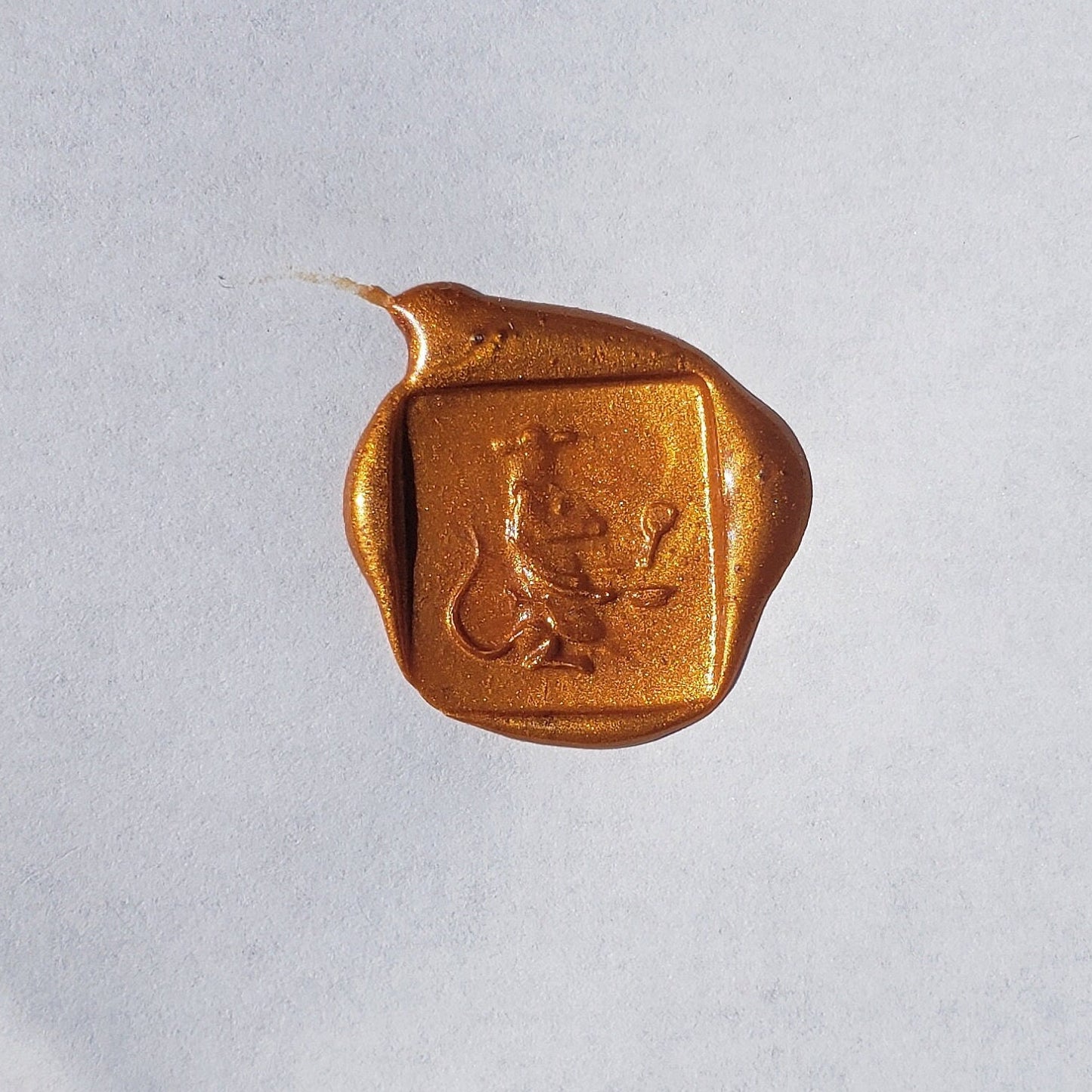 Chef mouse wax seal signet ring