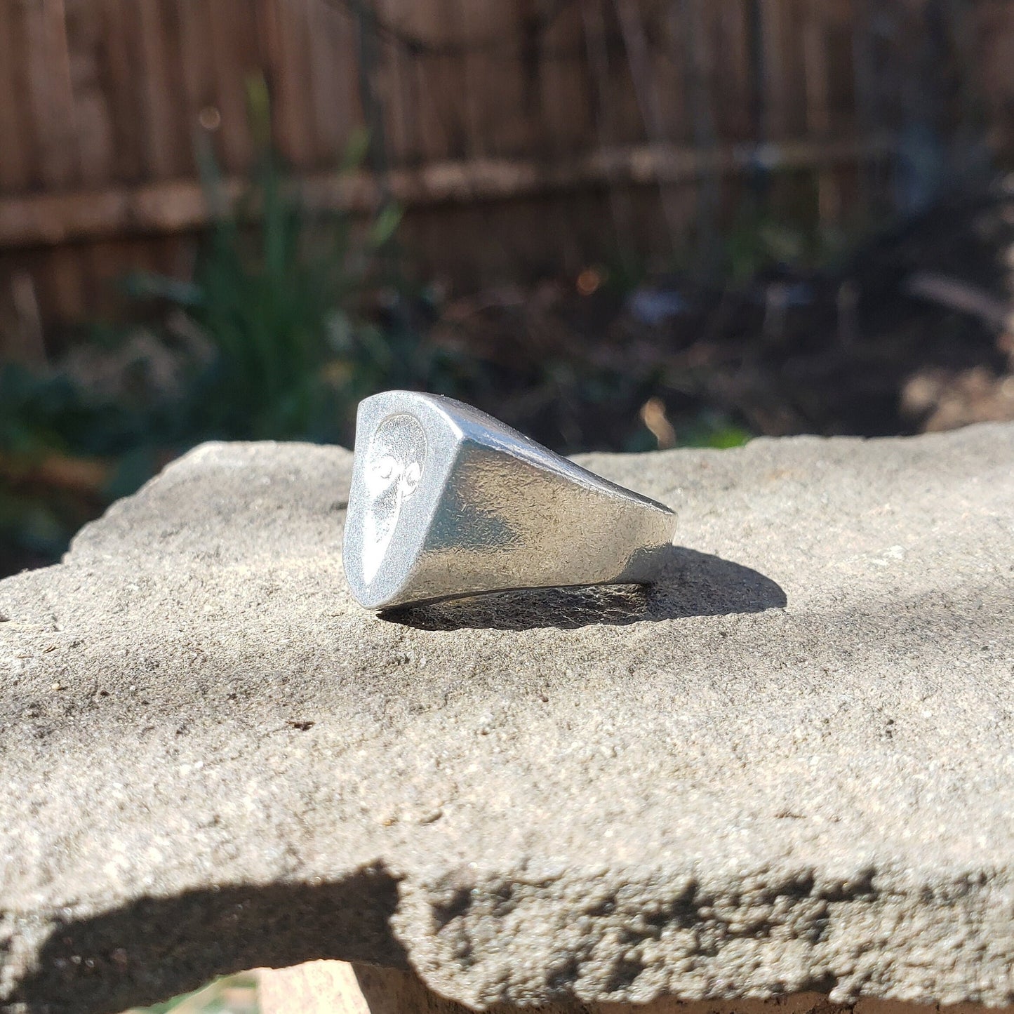 Plague doctor mask wax seal signet ring