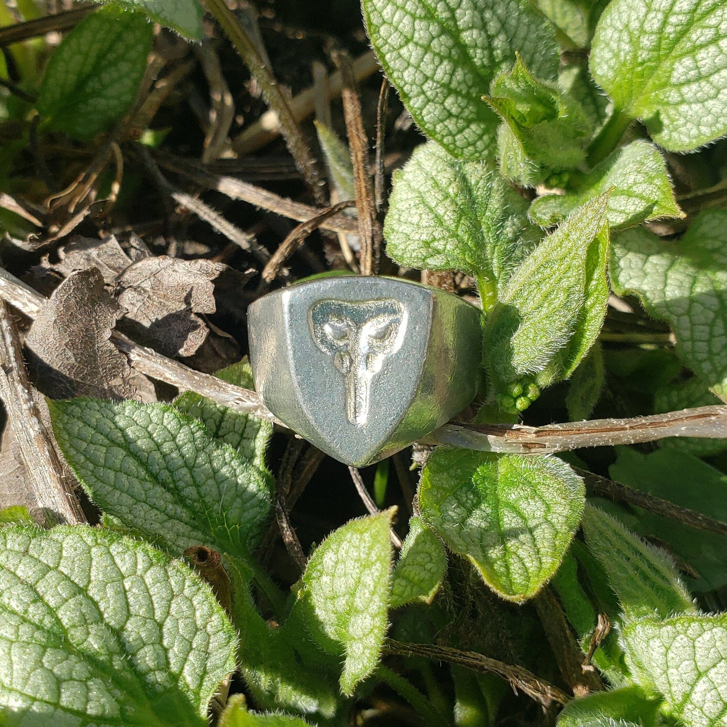 Scaramouche mask wax seal signet ring