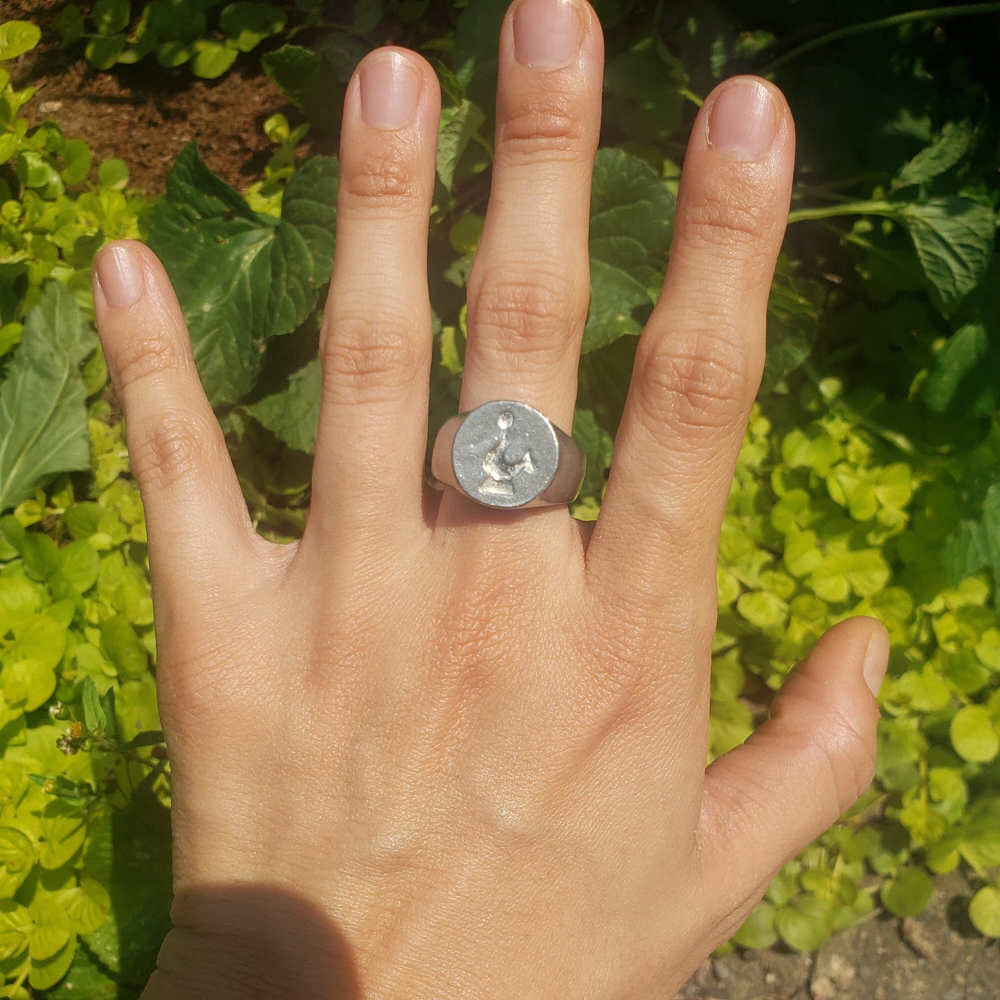 Circus seal wax seal signet ring