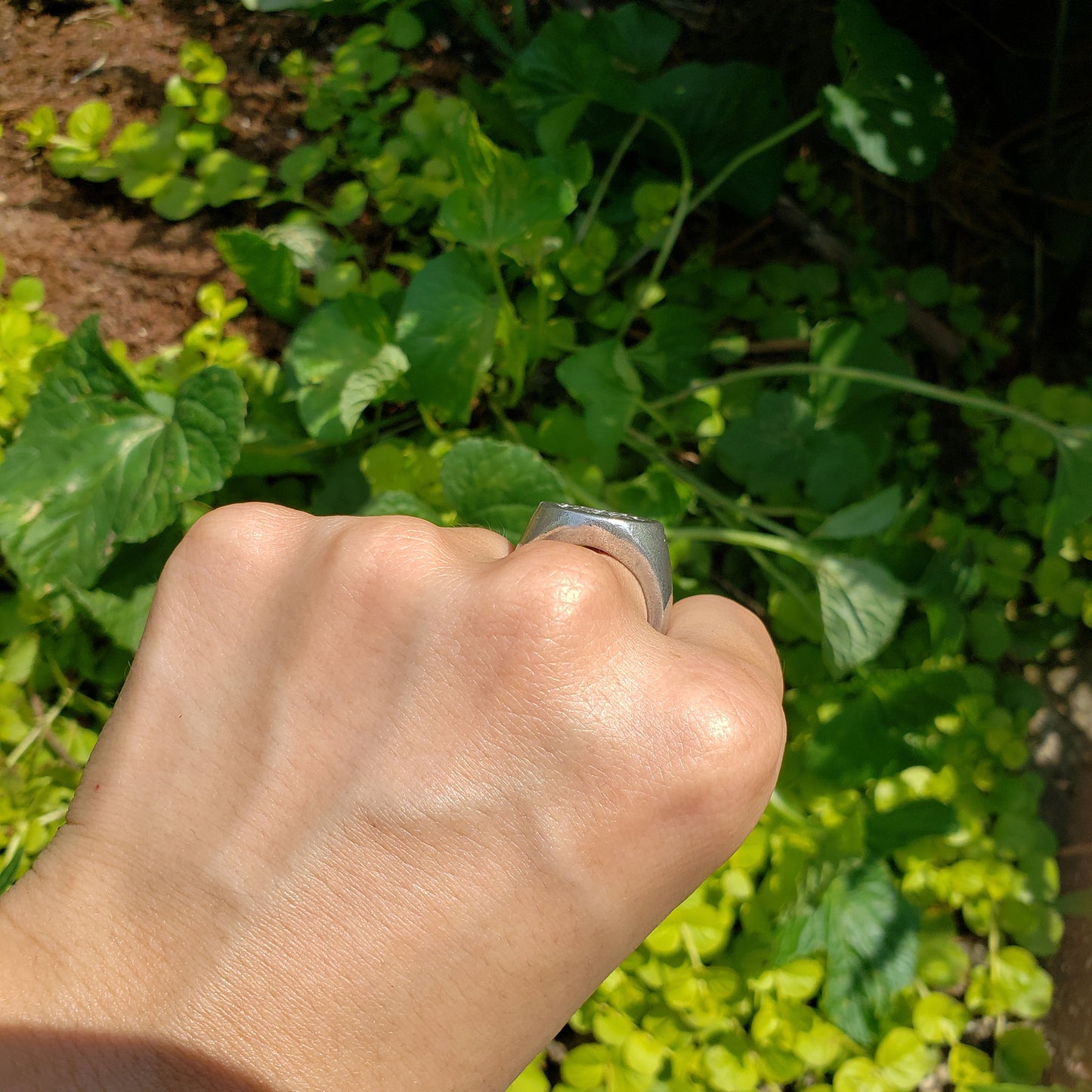 Ophanim wax seal signet ring