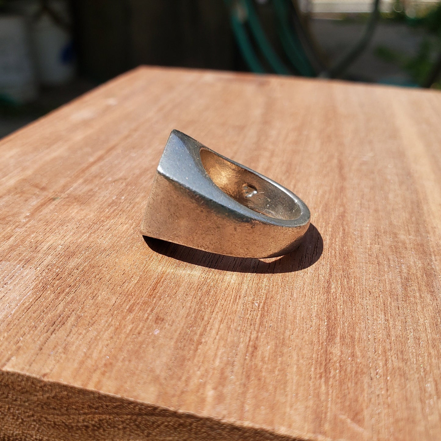 unicycle wax seal signet ring