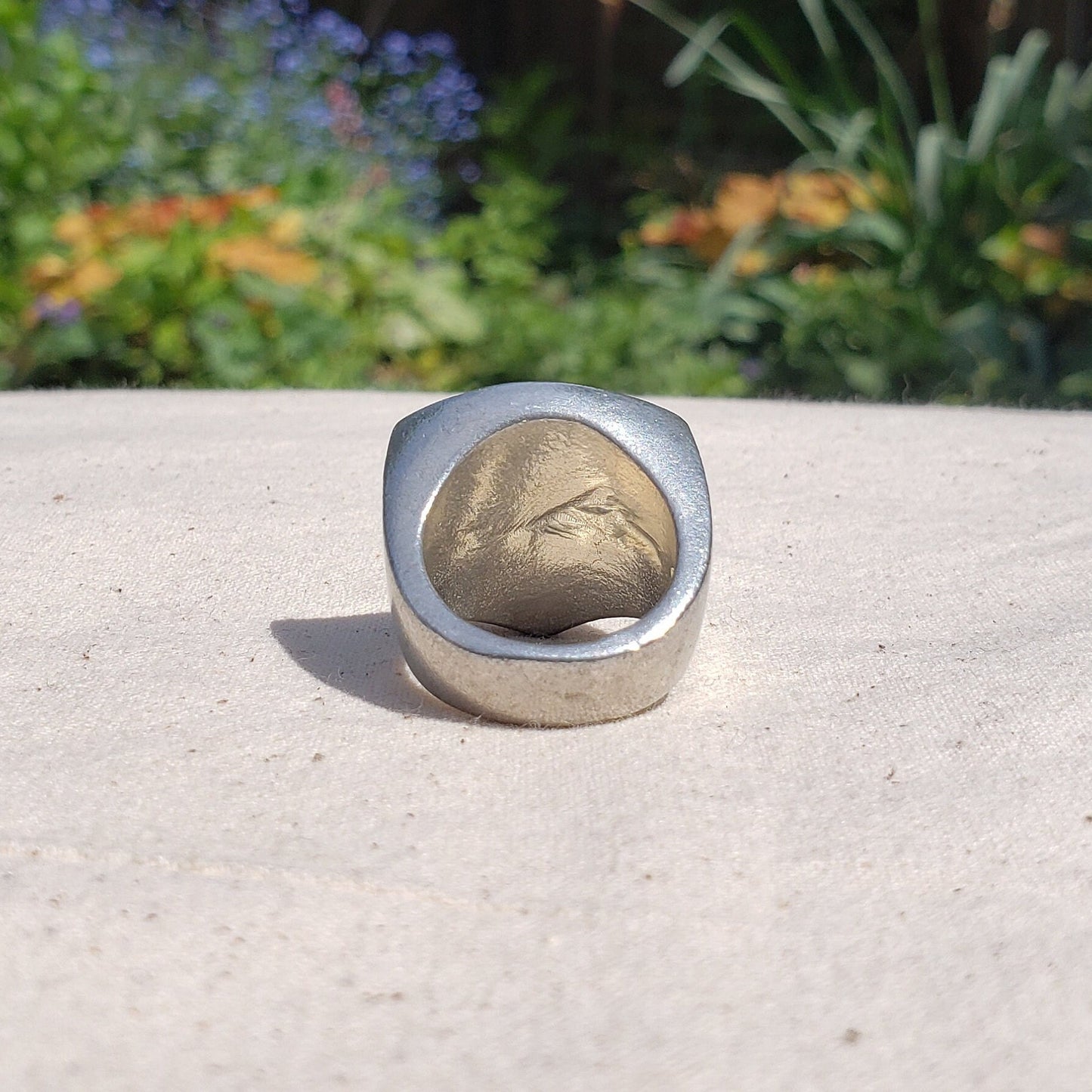 Lion tamer wax seal signet ring