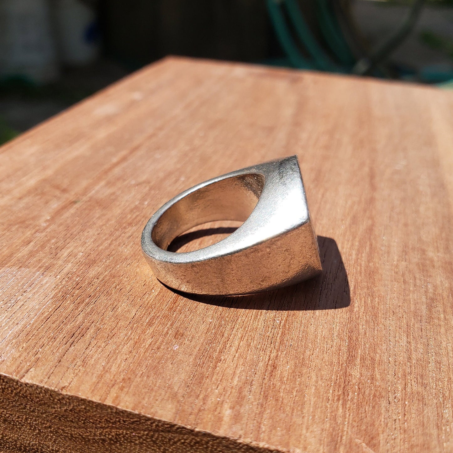 unicycle wax seal signet ring