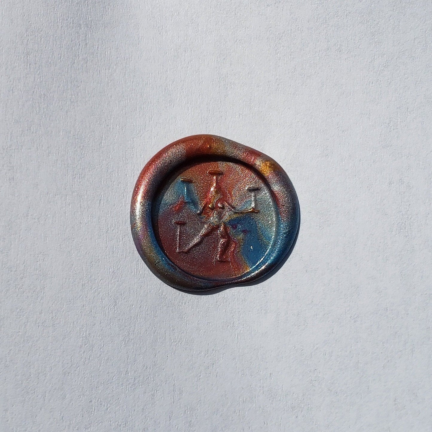 Plate spinning wax seal signet ring