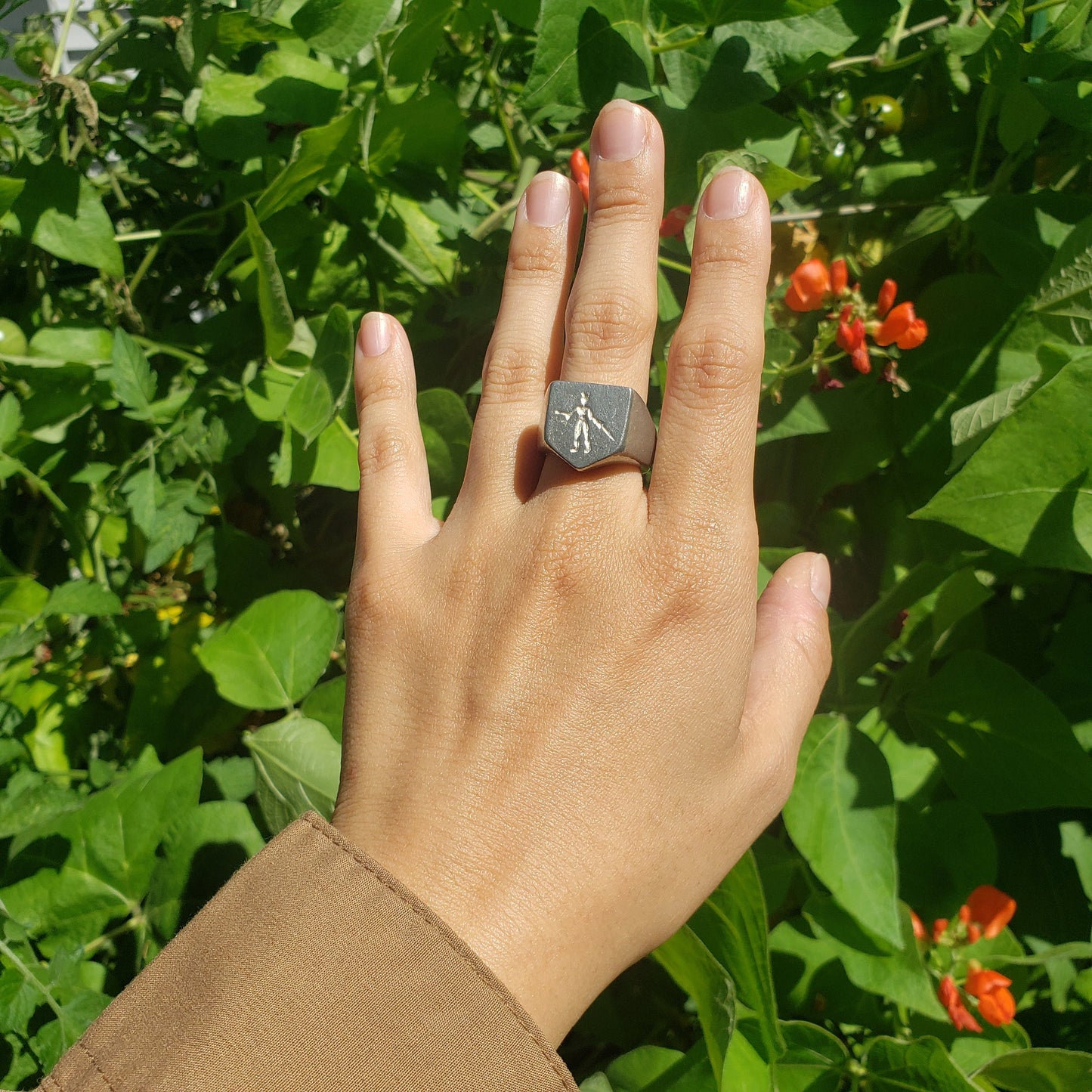 Draugr wax seal signet ring