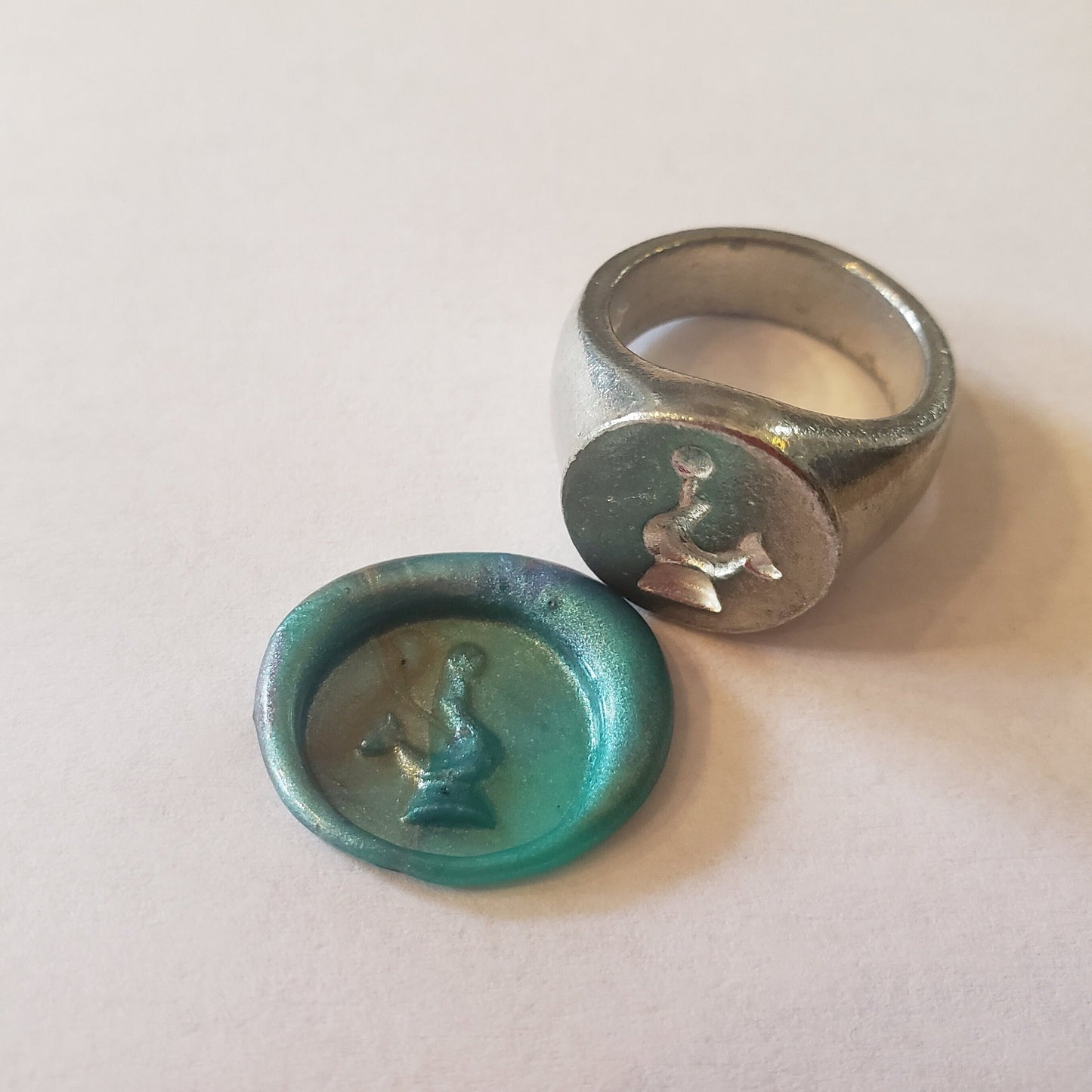 Circus seal wax seal signet ring