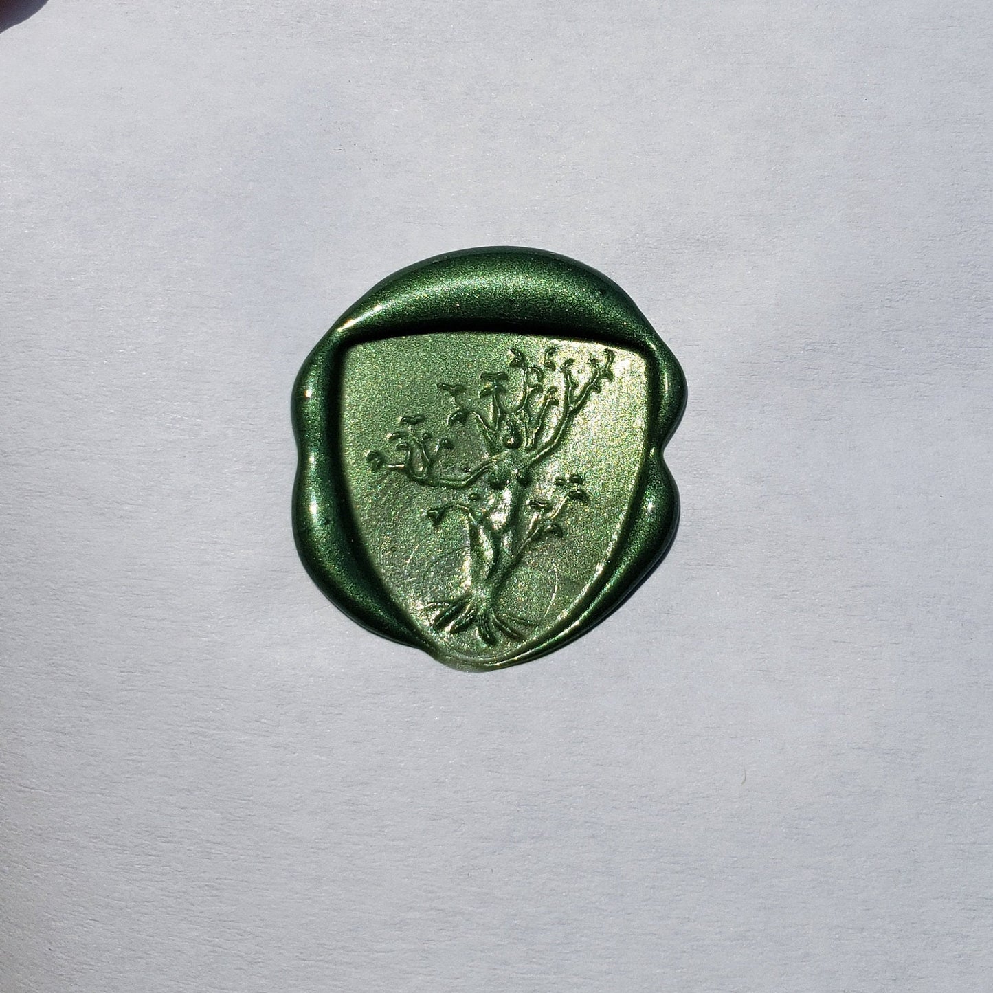 Spring dryad wax seal signet ring