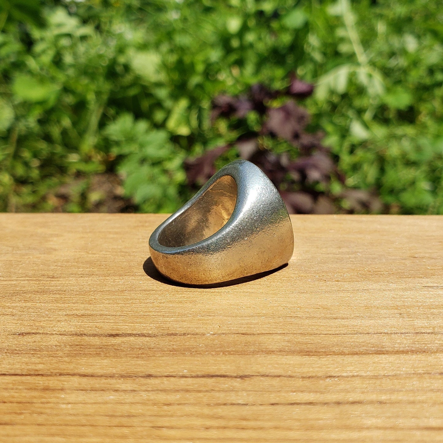 Summer dryad wax seal signet ring