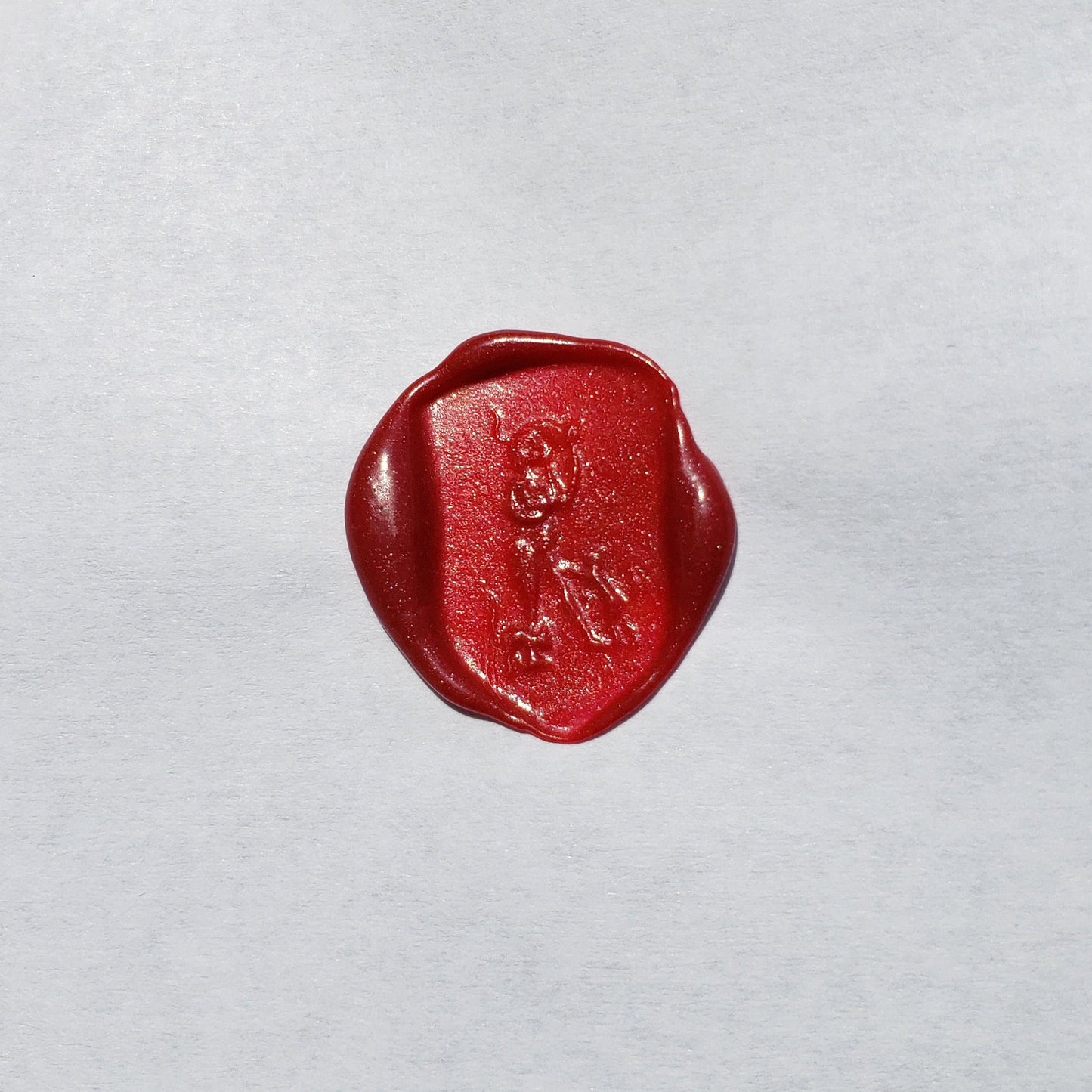 Cat lady wax seal signet ring