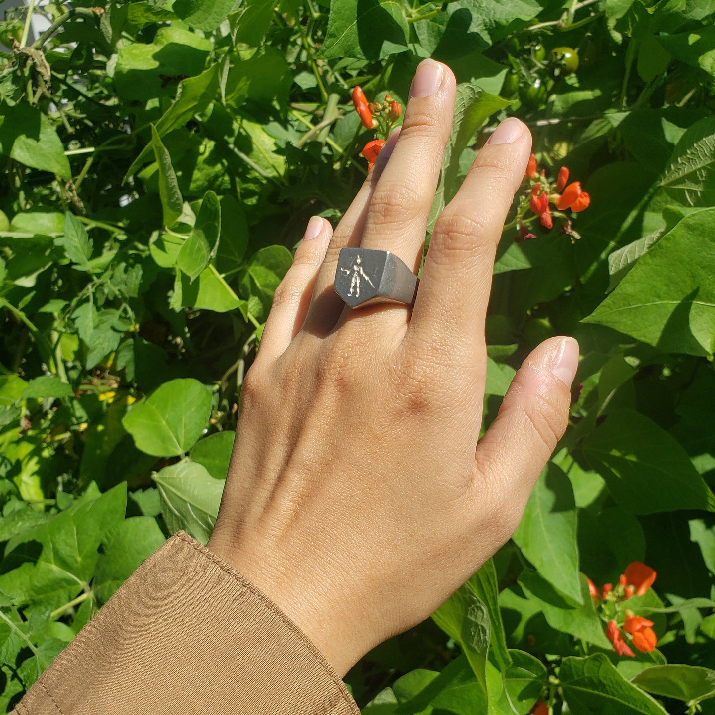 Draugr wax seal signet ring