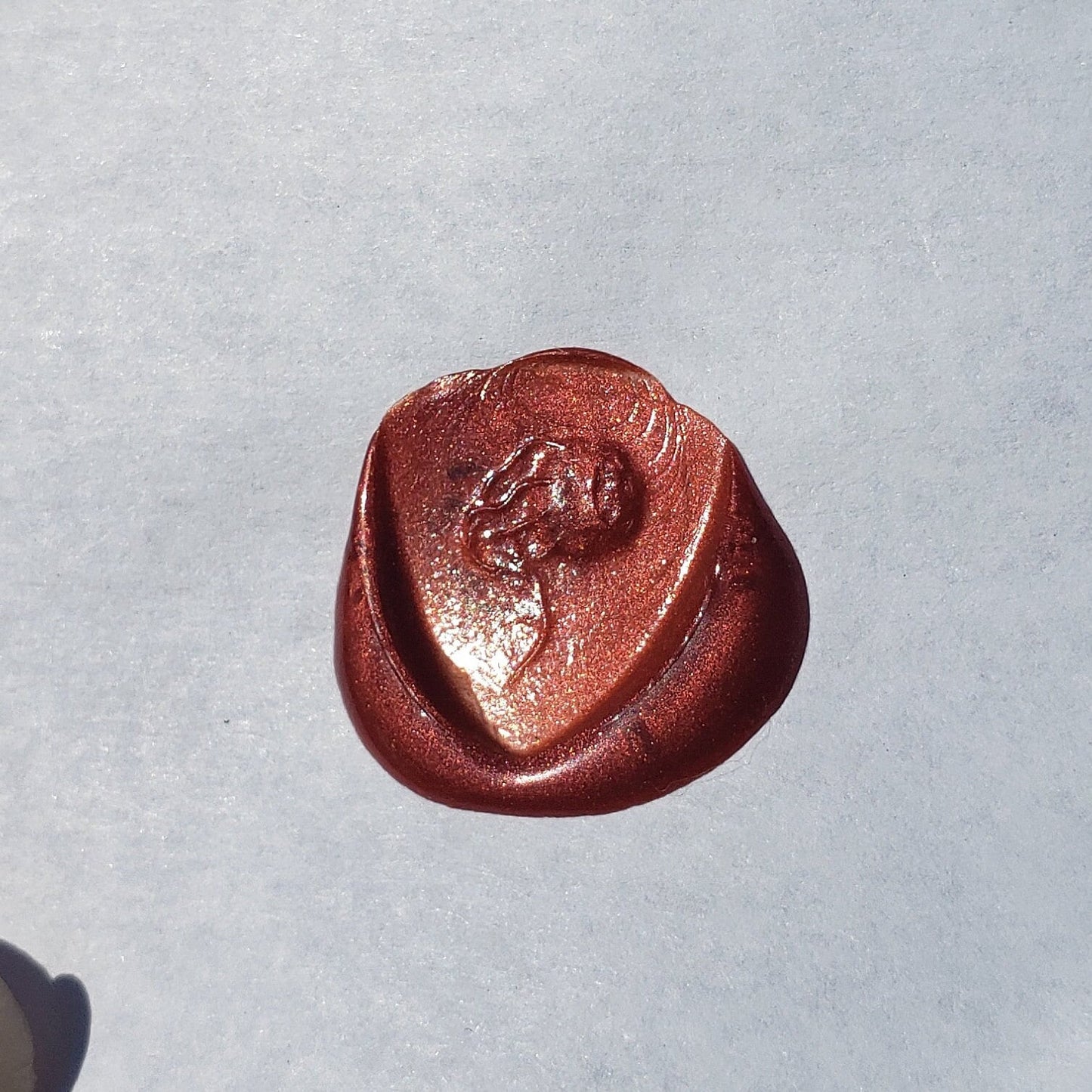 Eyeball wax seal signet ring