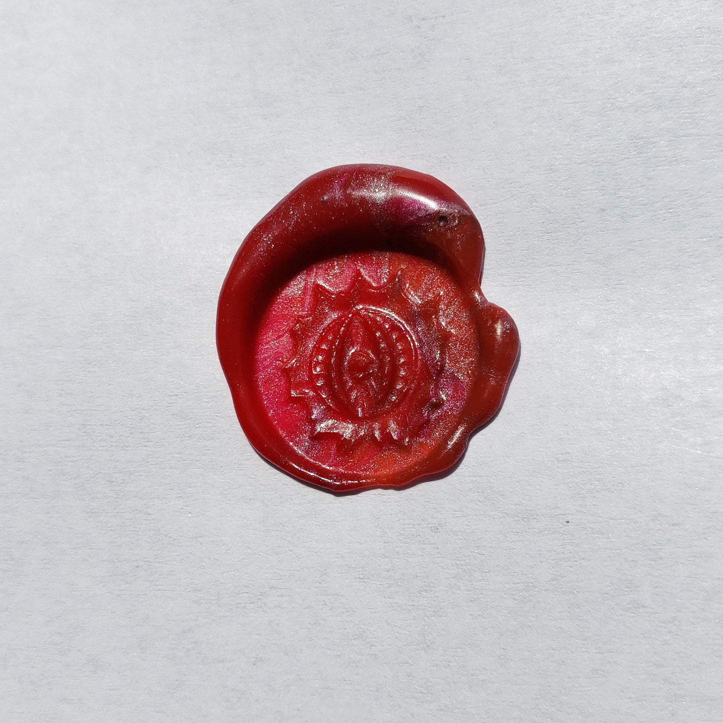 Ophanim wax seal signet ring