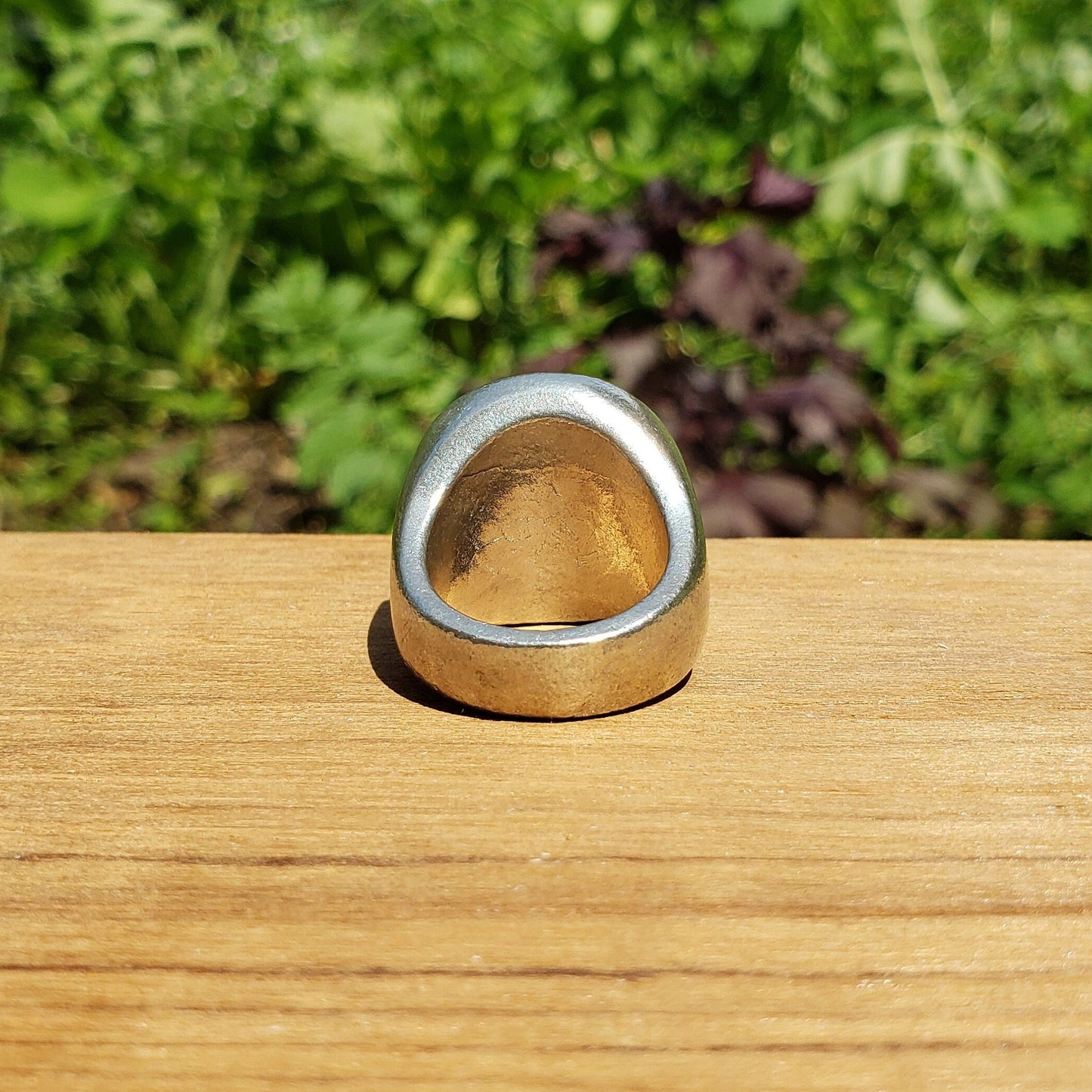 Summer dryad wax seal signet ring