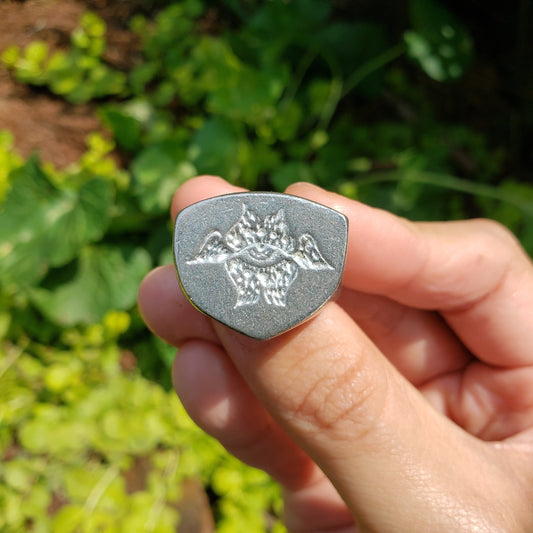 Seraphim wax seal signet ring