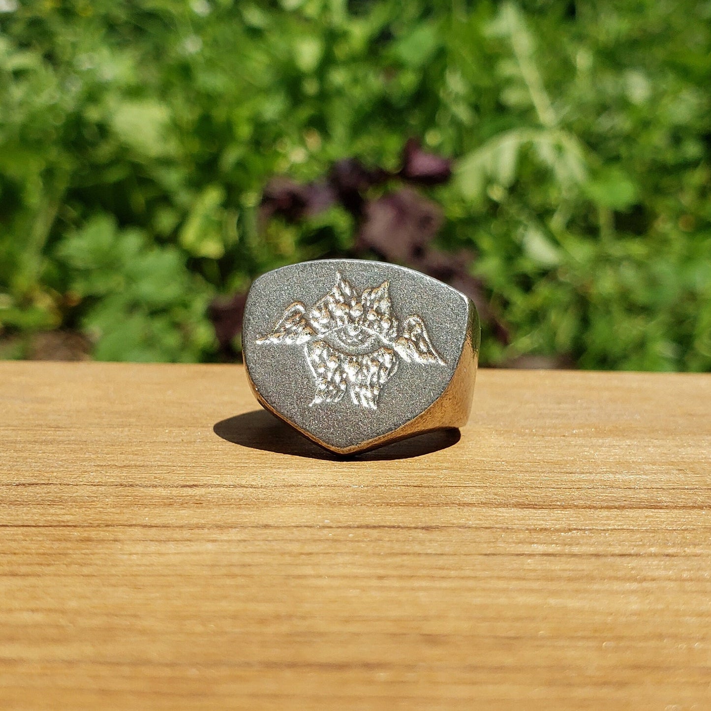 Seraphim wax seal signet ring