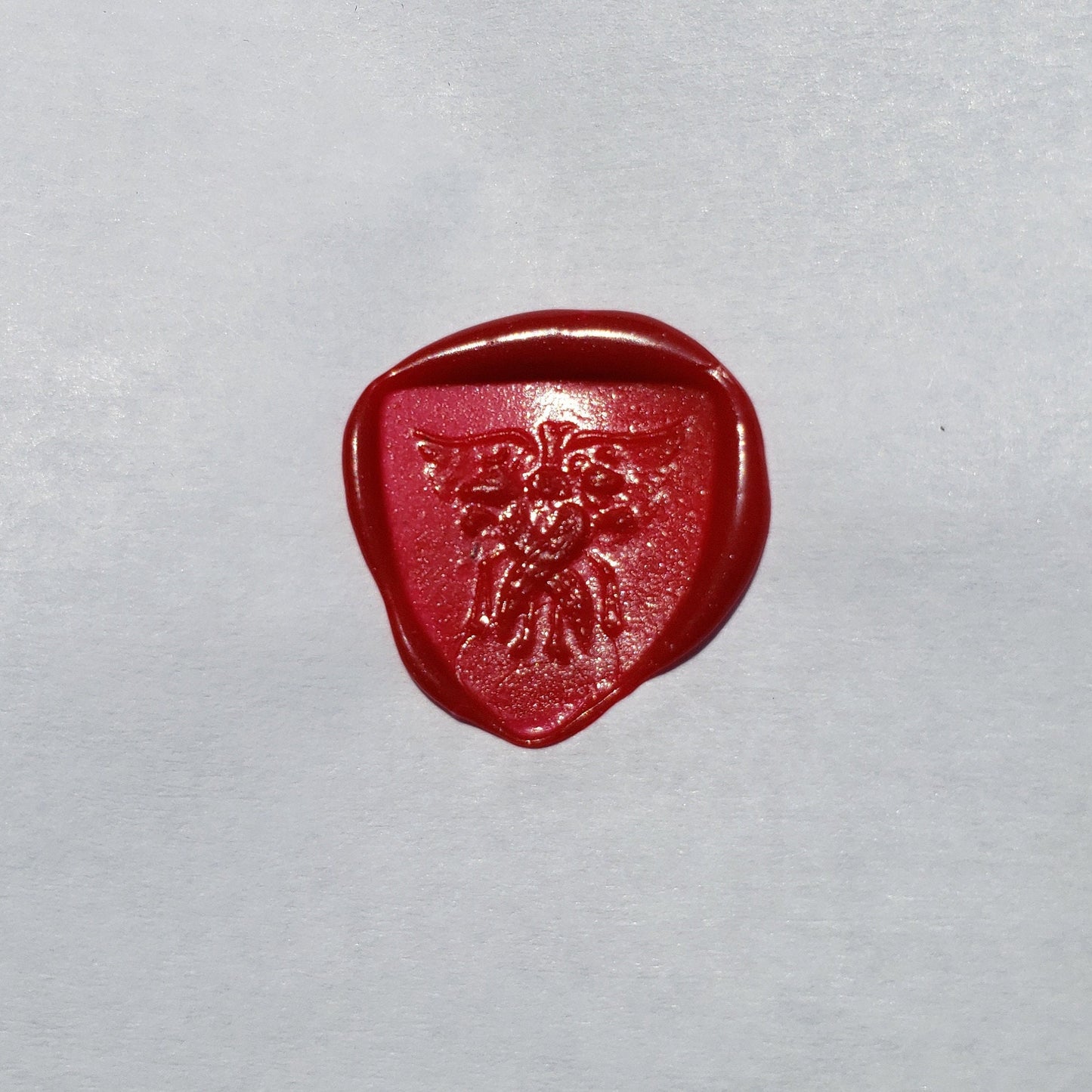 Cherubim wax seal signet ring