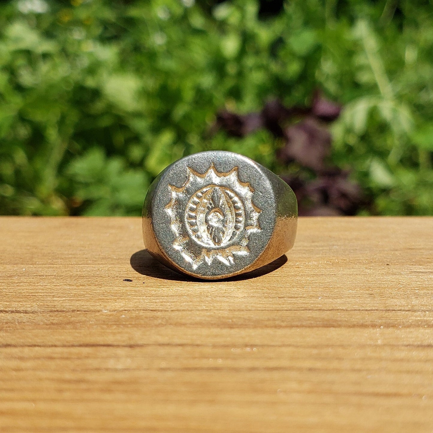 Ophanim wax seal signet ring