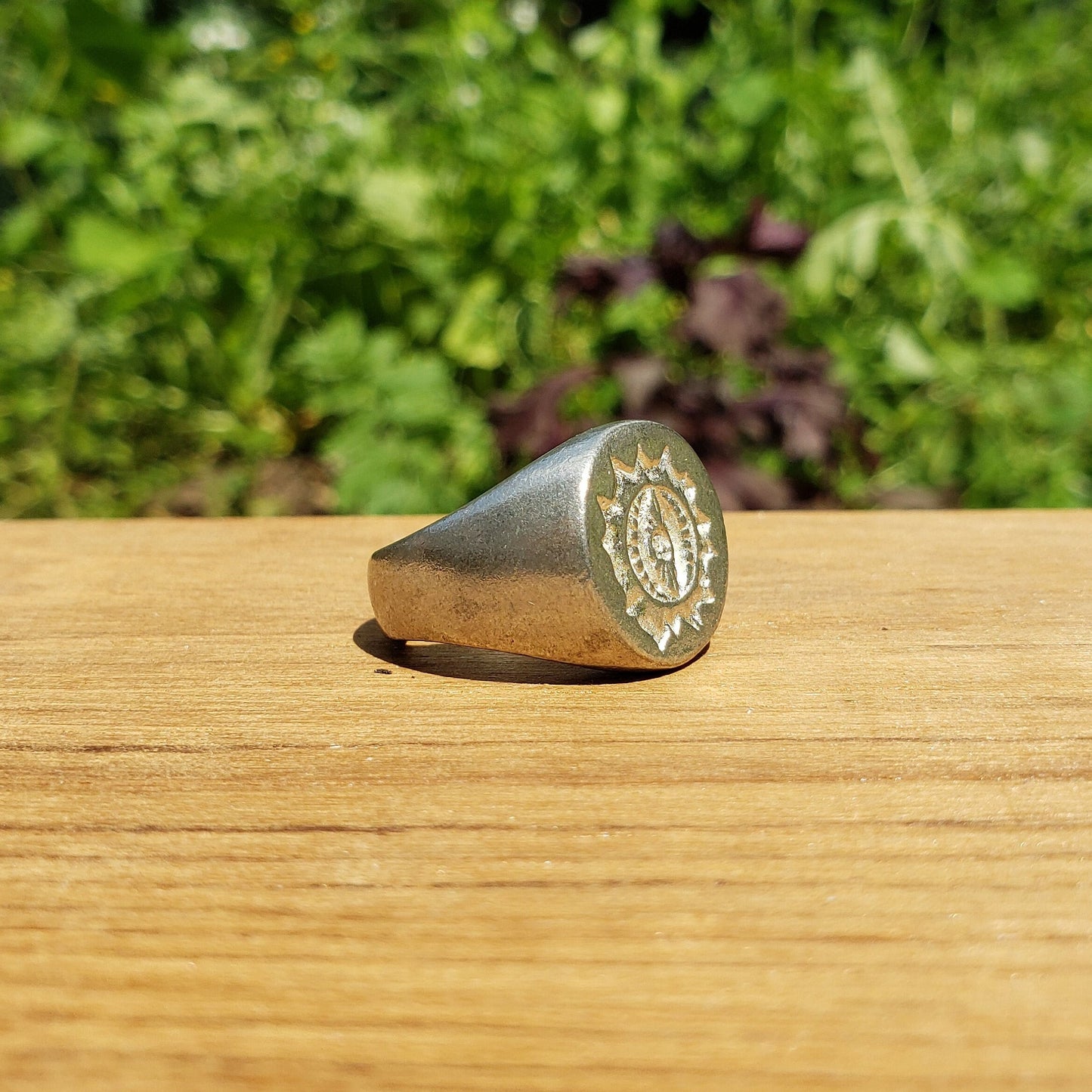 Ophanim wax seal signet ring