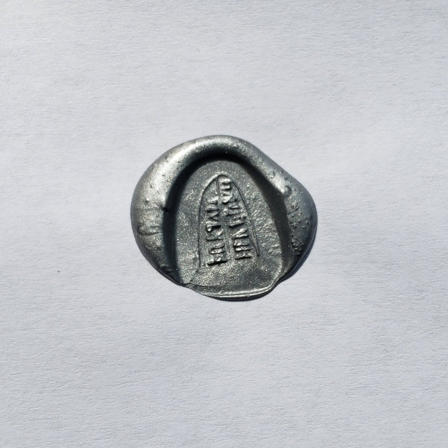 Draugr stone wax seal signet ring